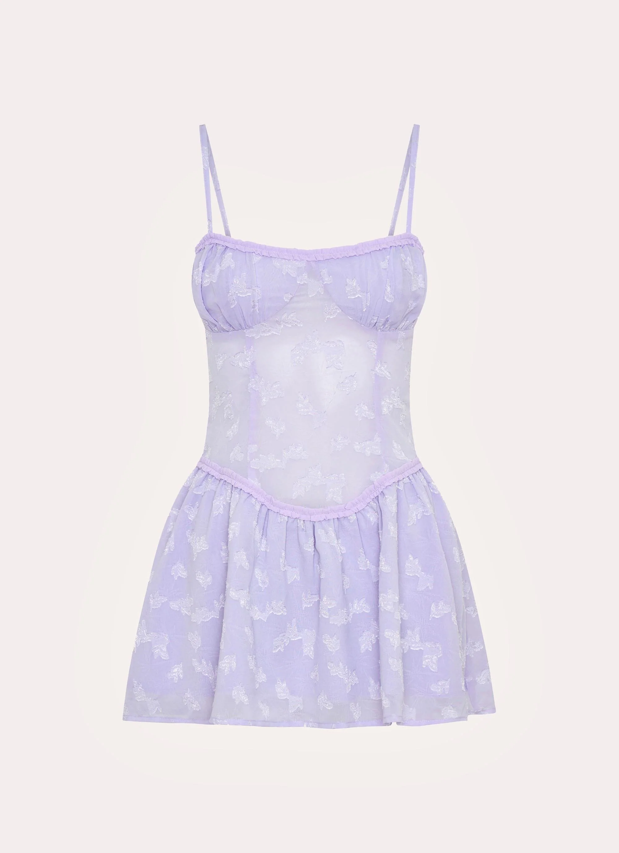 Morgana Mini Dress - Lilac