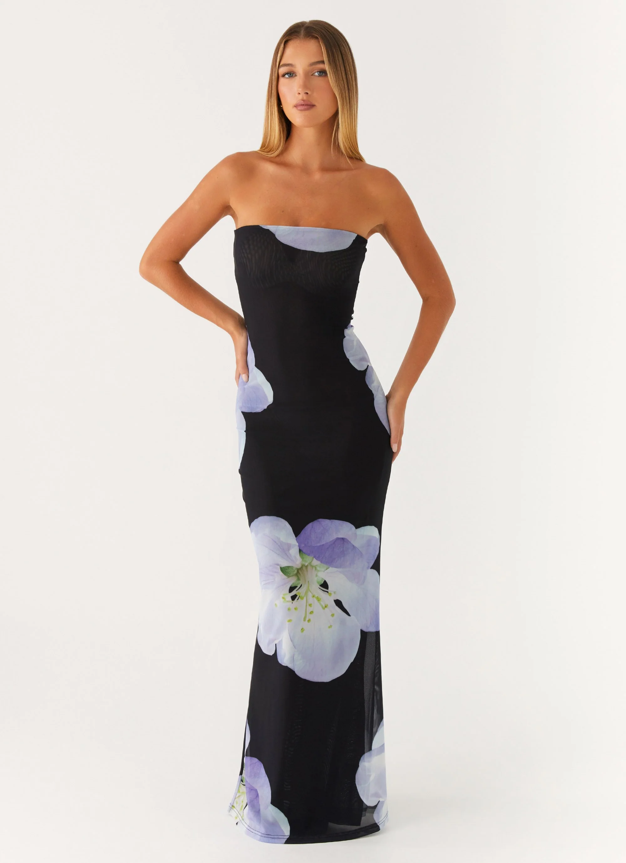 Jorja Maxi Dress - Flower Print