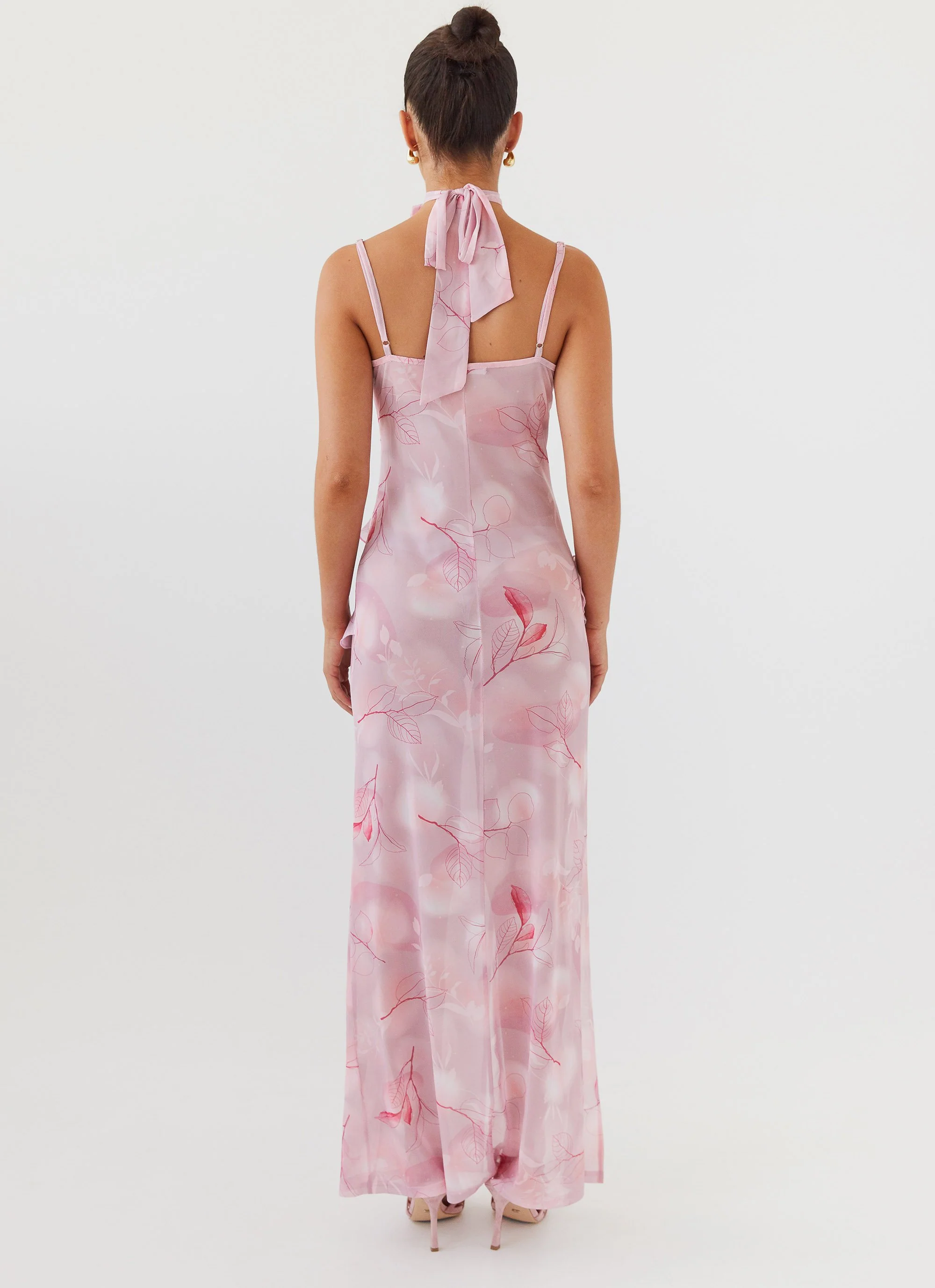 New Romantics Mesh Maxi Dress - Soft Pink