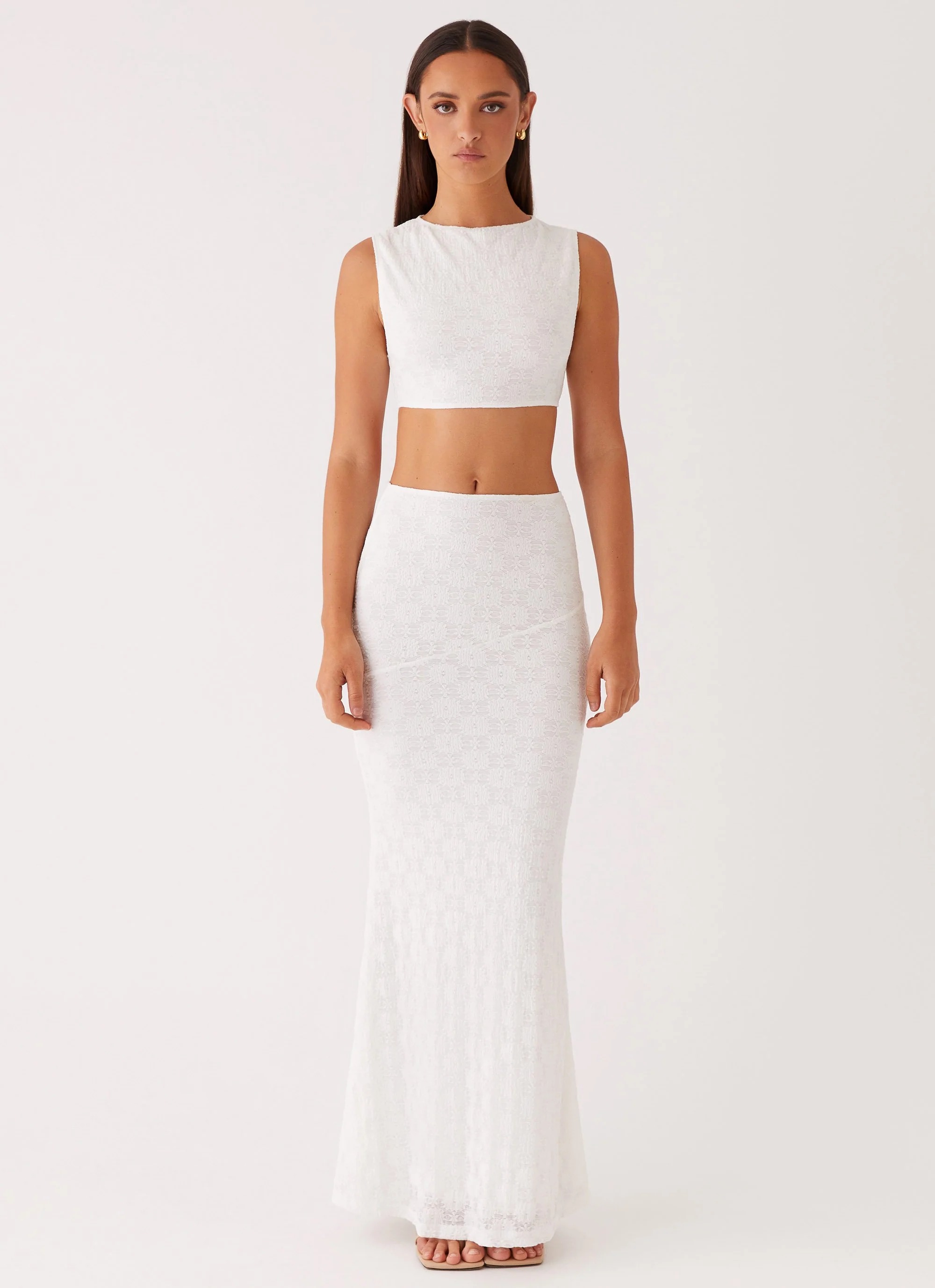 Issey Crop Top - White