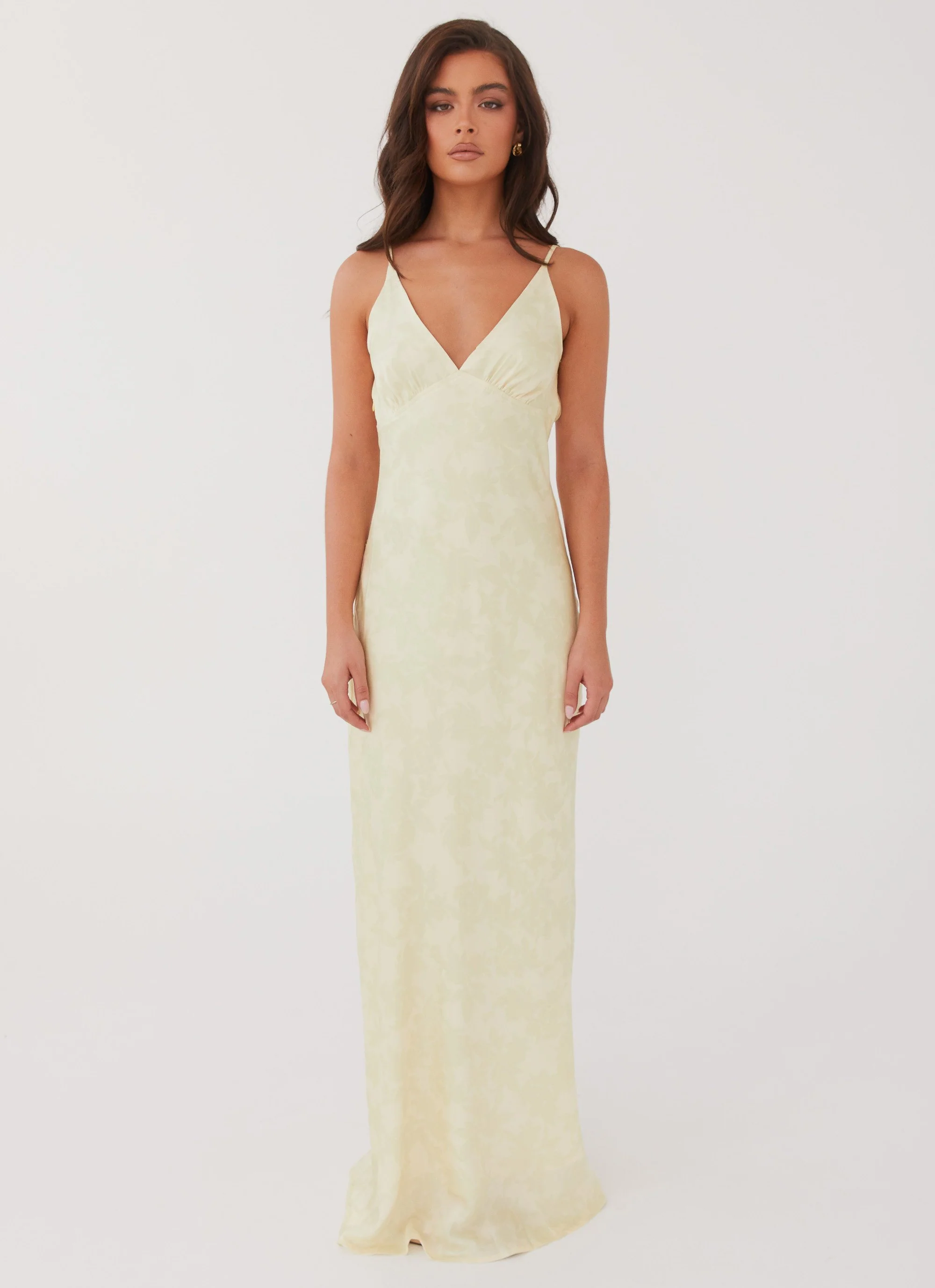 Sorrento Sun Maxi Dress - Yellow Floral