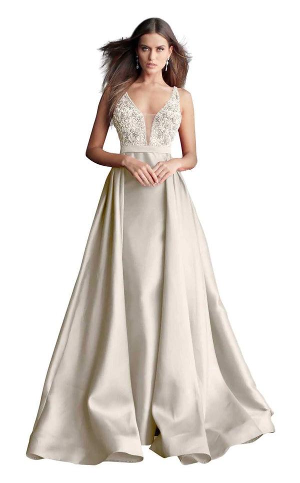 Jovani 60016 Sleeveless A Line Gown