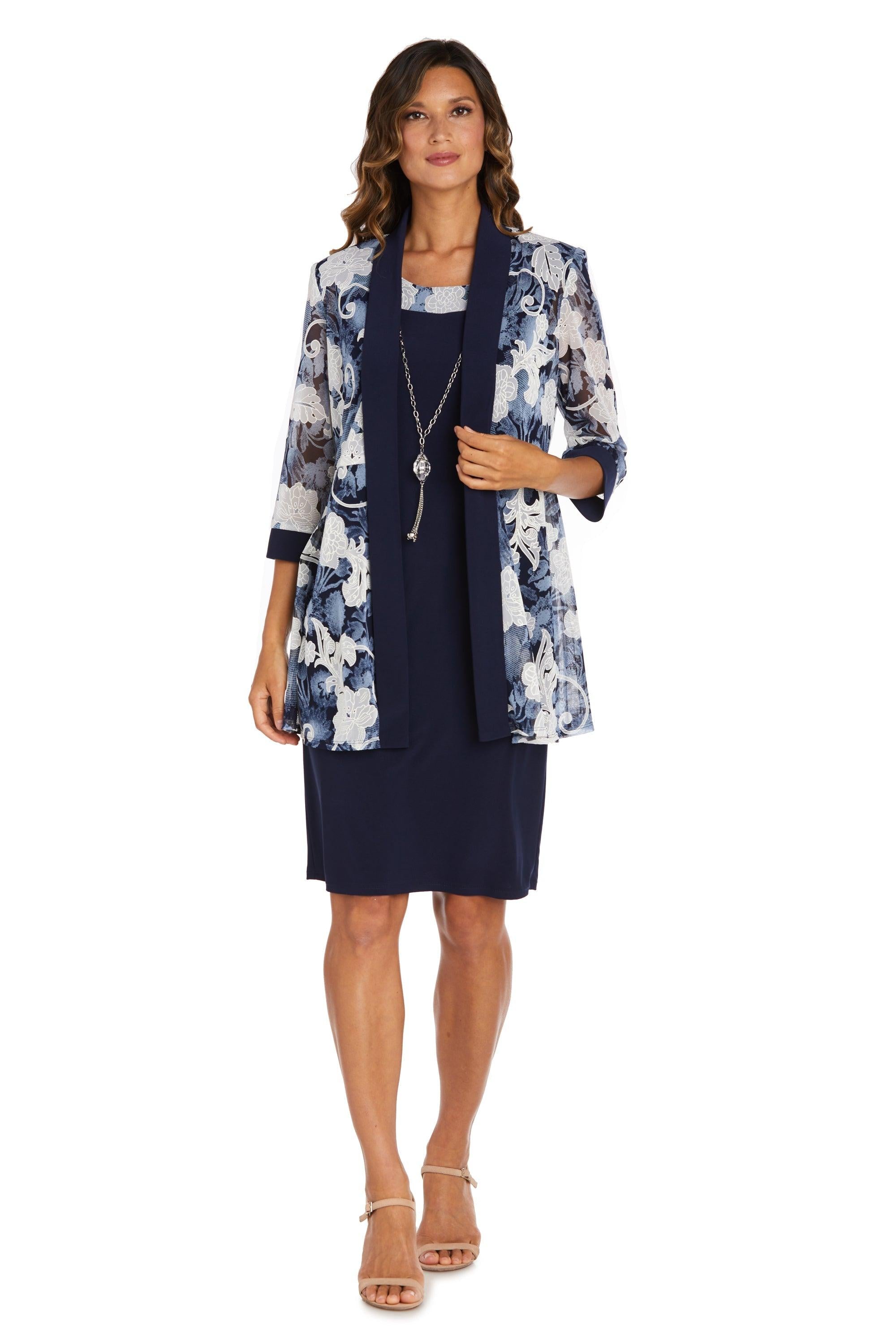 R&M Richards 9313 Short Two Piece Jacket Dress