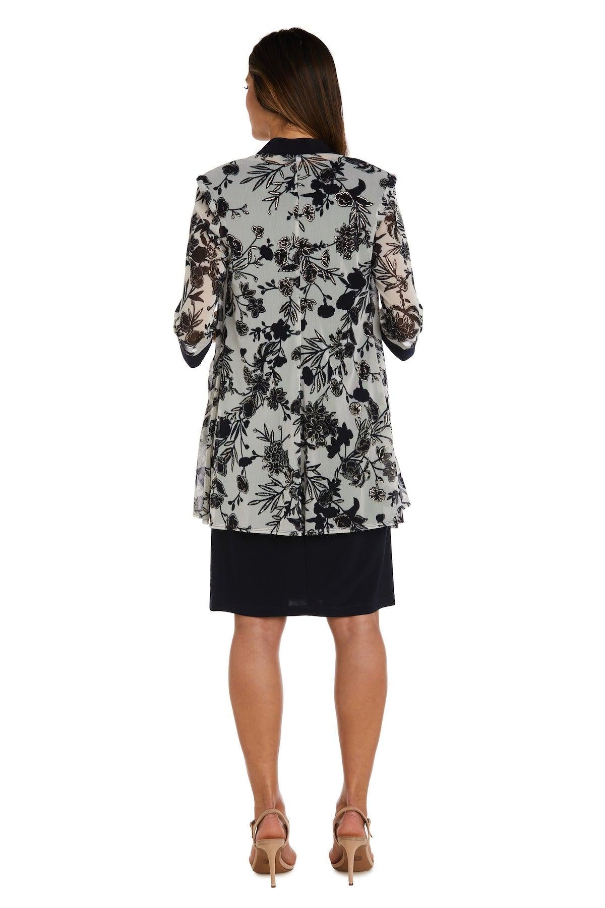 R&M Richards 9616P Short Petite Piece Jacket Dress