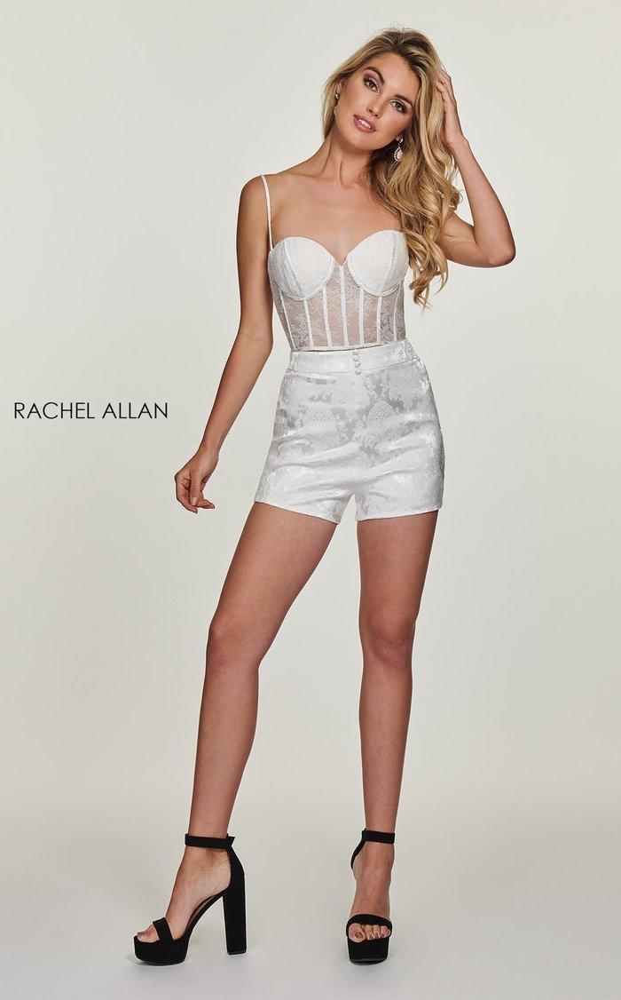 Rachel Allan Homecoming Short Romper Jacket 4596