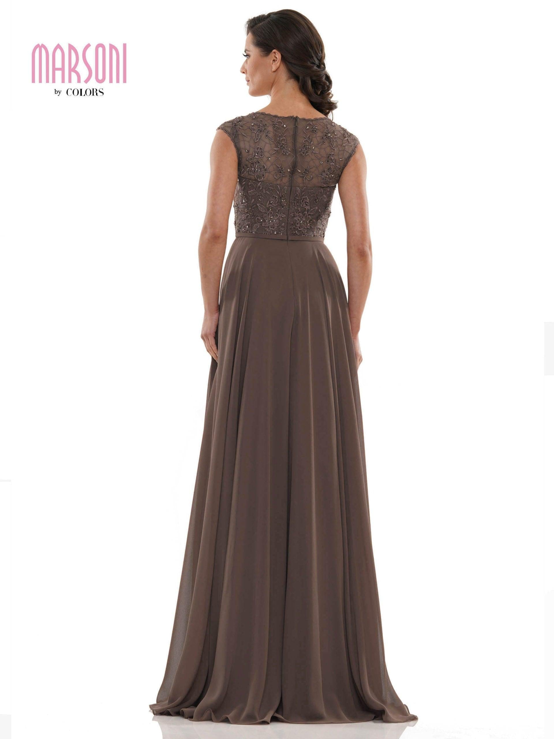 Marsoni Long Cap Sleeve Mother of the Bide Gown 219