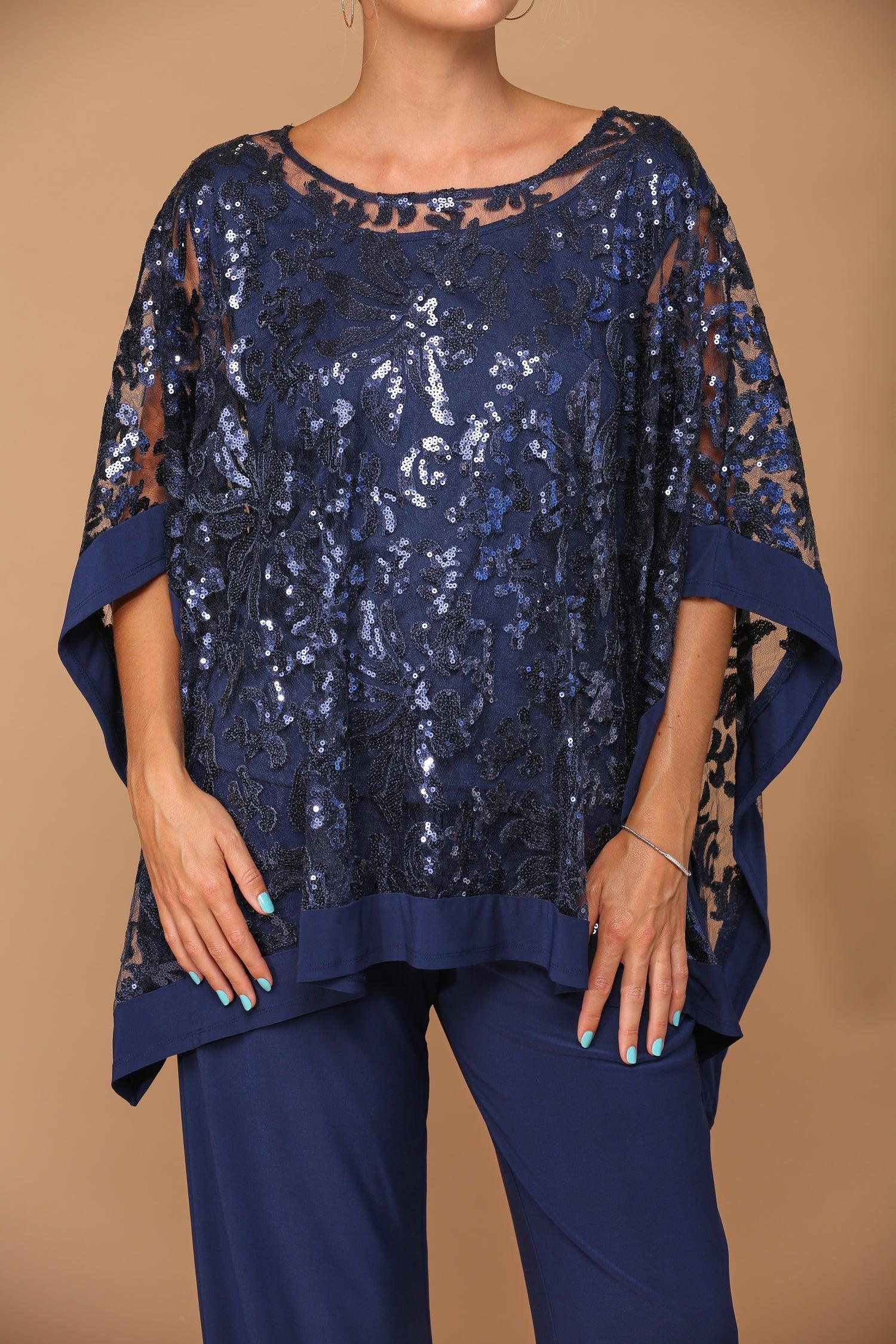 Long Formal Mother of the Bride Cape Pant Set Sale