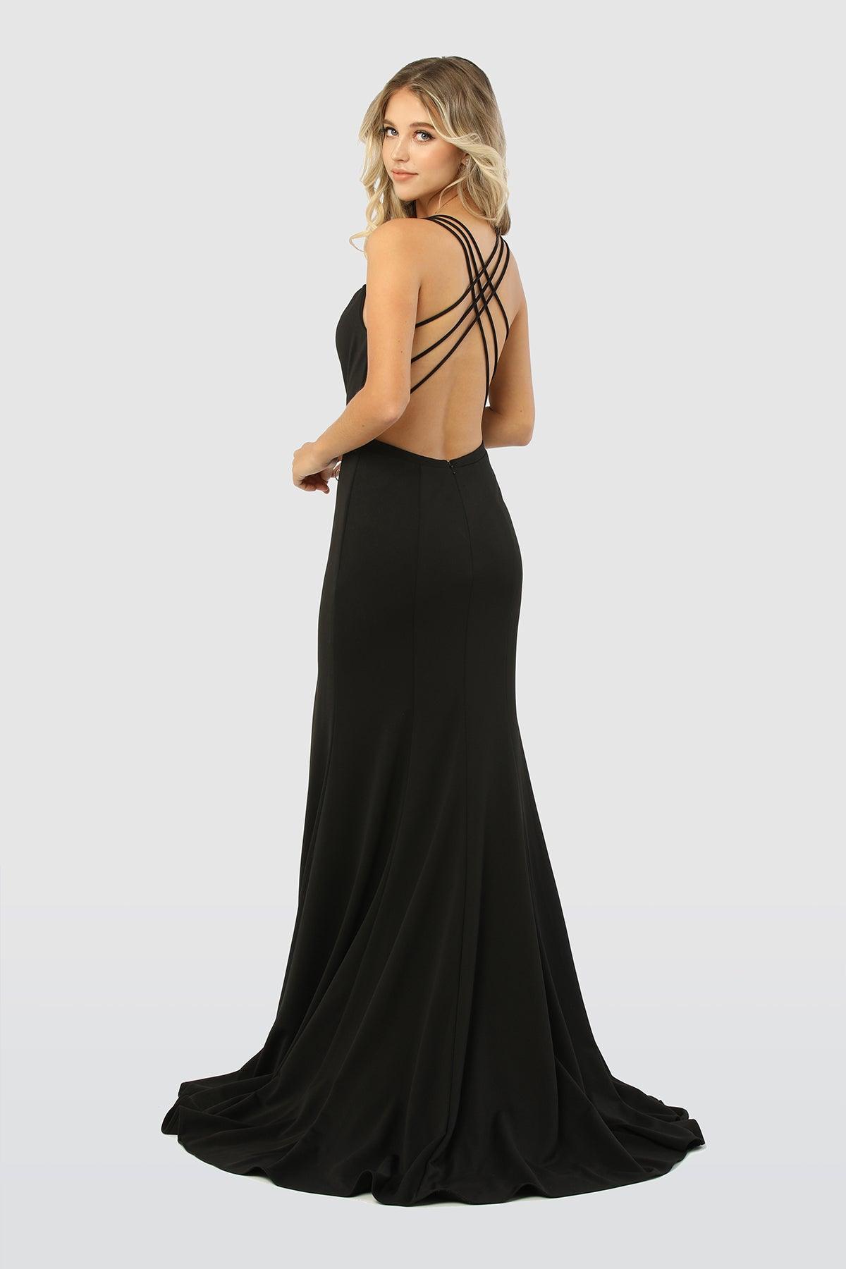 Nox Anabel M133 Long Spaghetti Strap Evening Dress