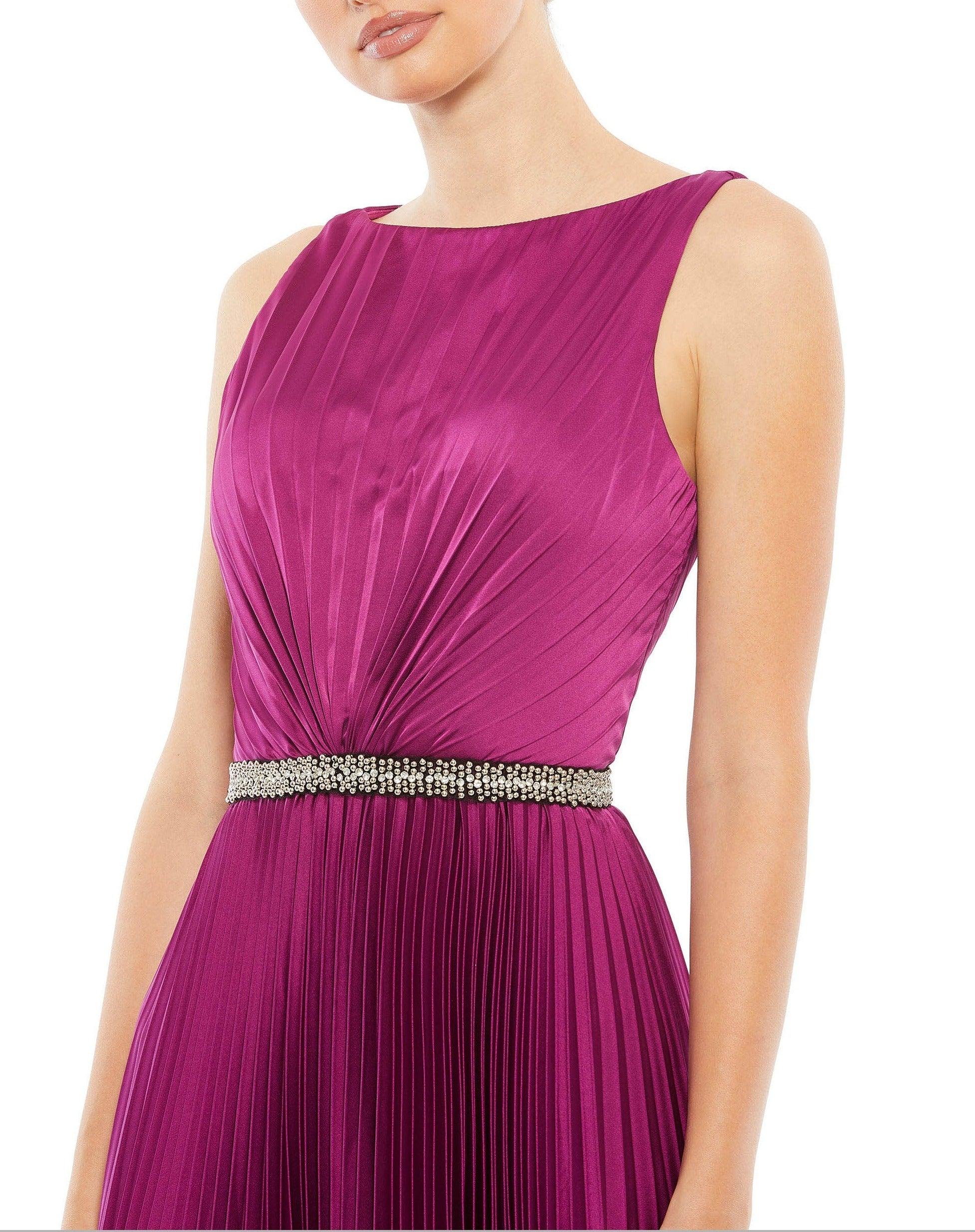 Mac Duggal 26610 Long Sleeveless Formal Beaded Gown