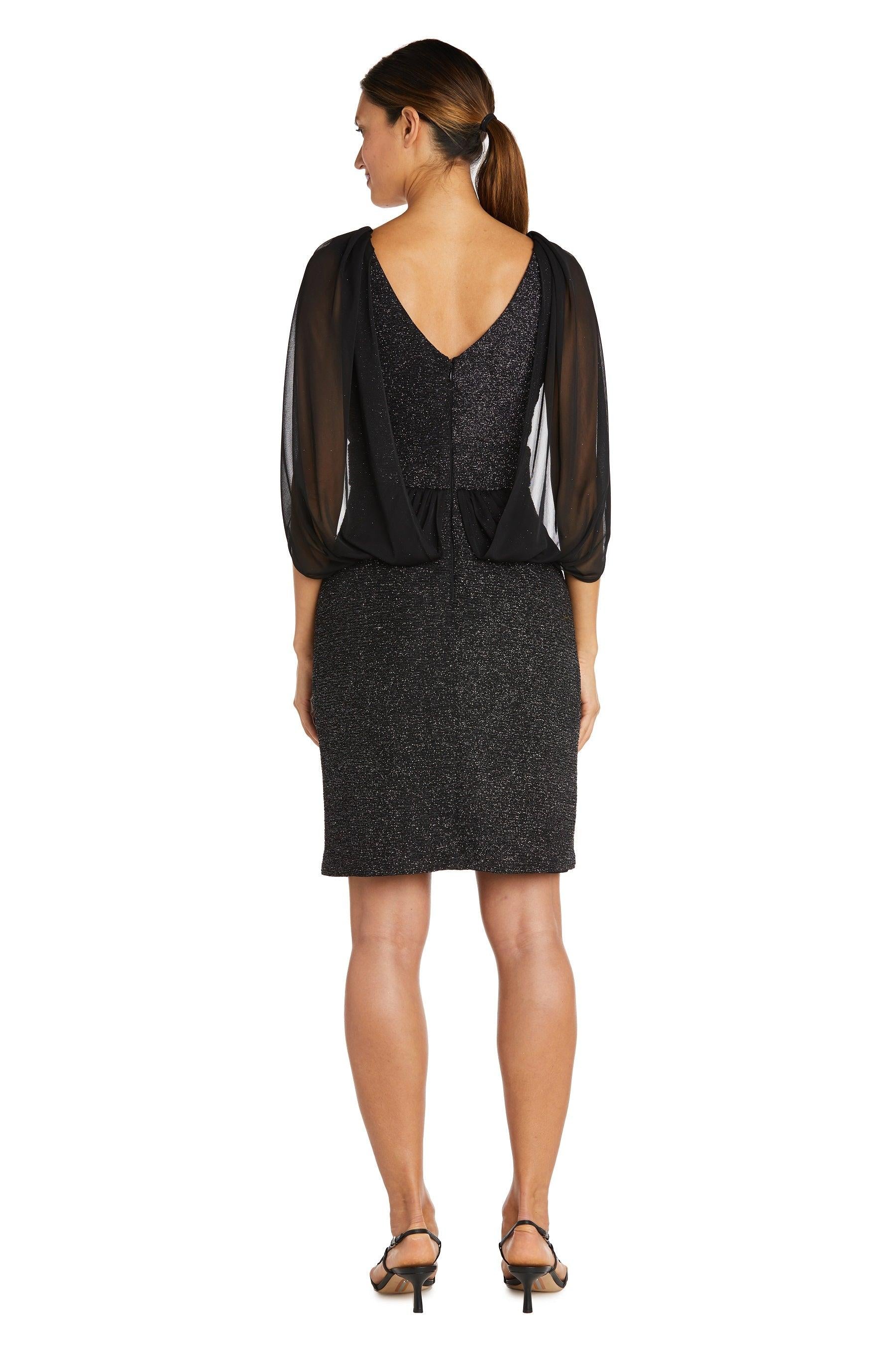 Nightway Short Cocktail Petite Dress 22055P