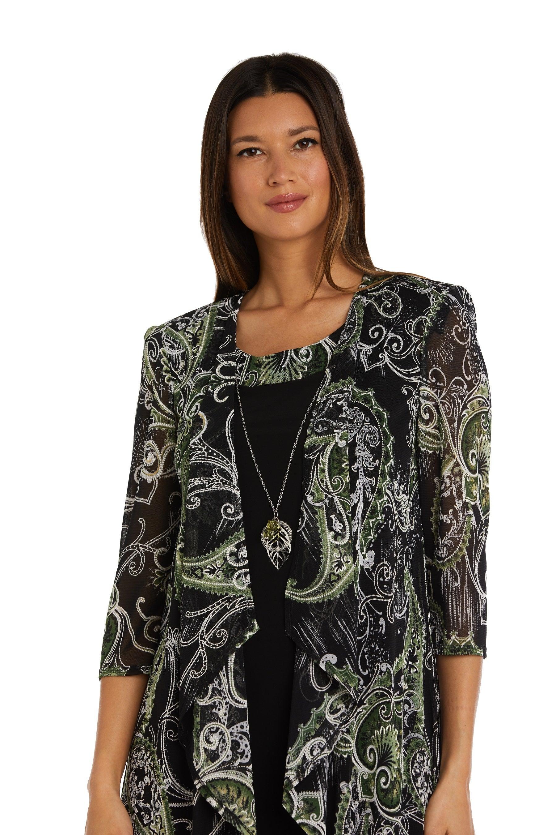 R&M Richards 9187P Short Petite Piece Jacket Dress