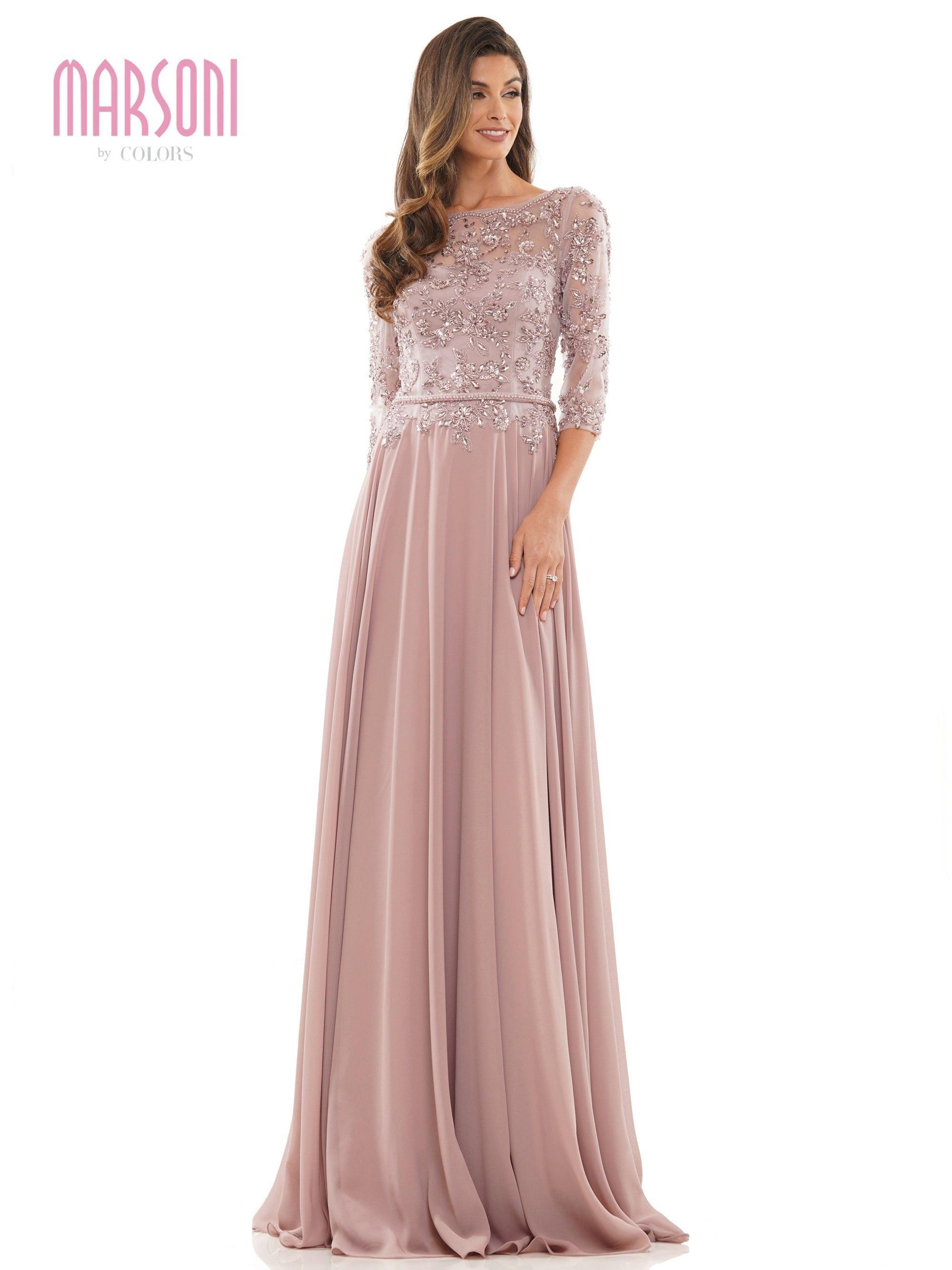 Marsoni Mother of the Bride Long Chiffon Dress Sale