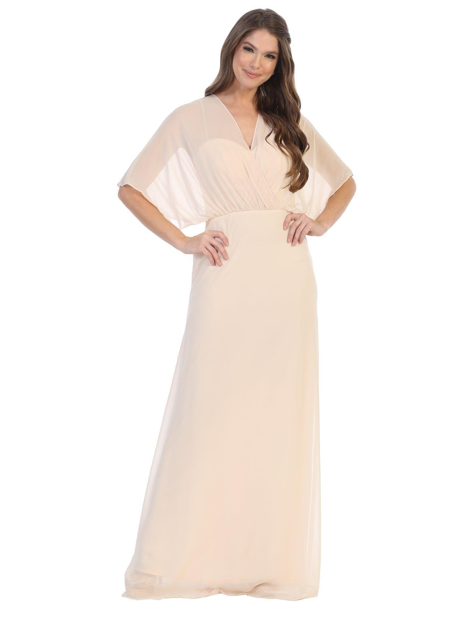 Long Formal Mother of the Bride Chiffon Gown Sale