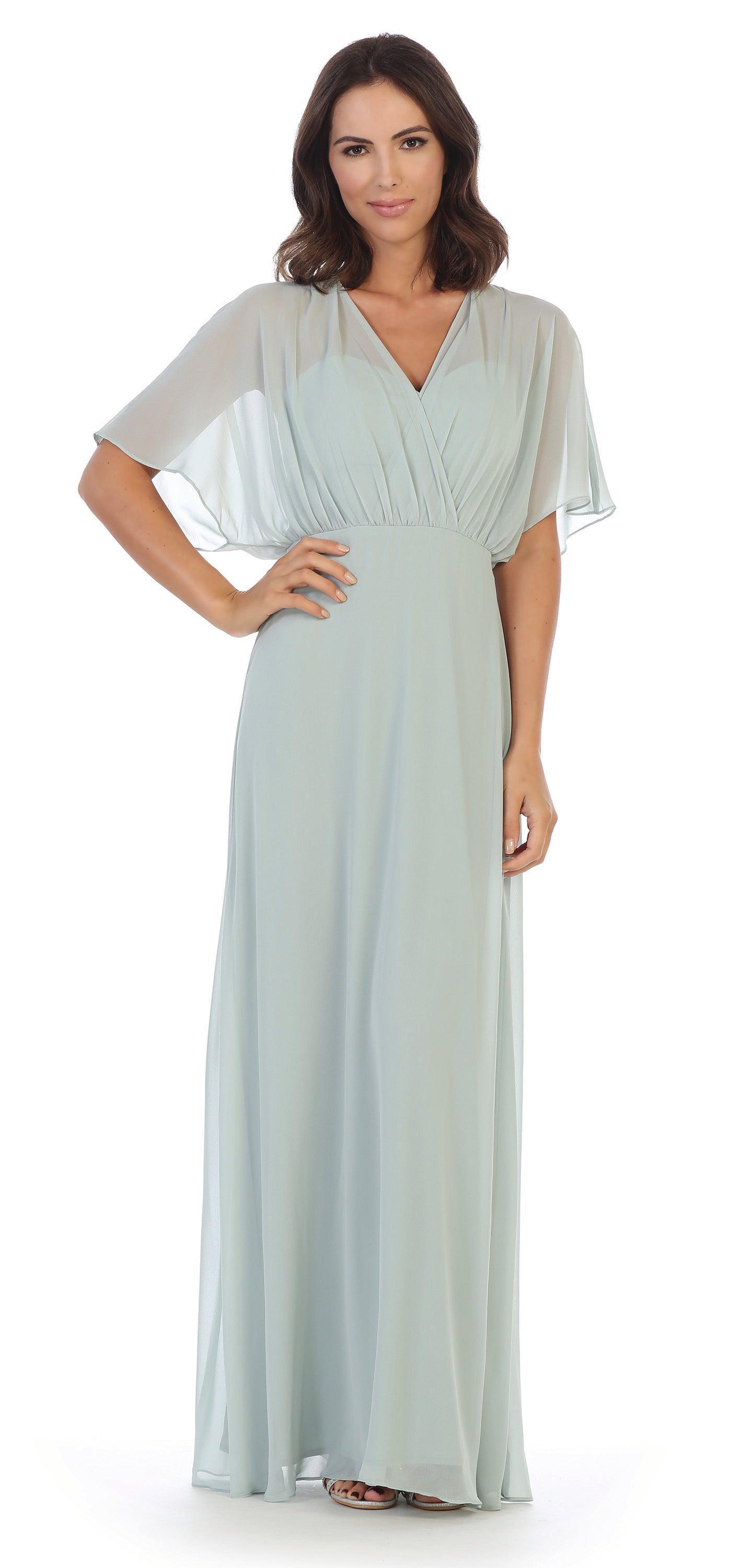 Long Formal Mother of the Bride Chiffon Gown Sale