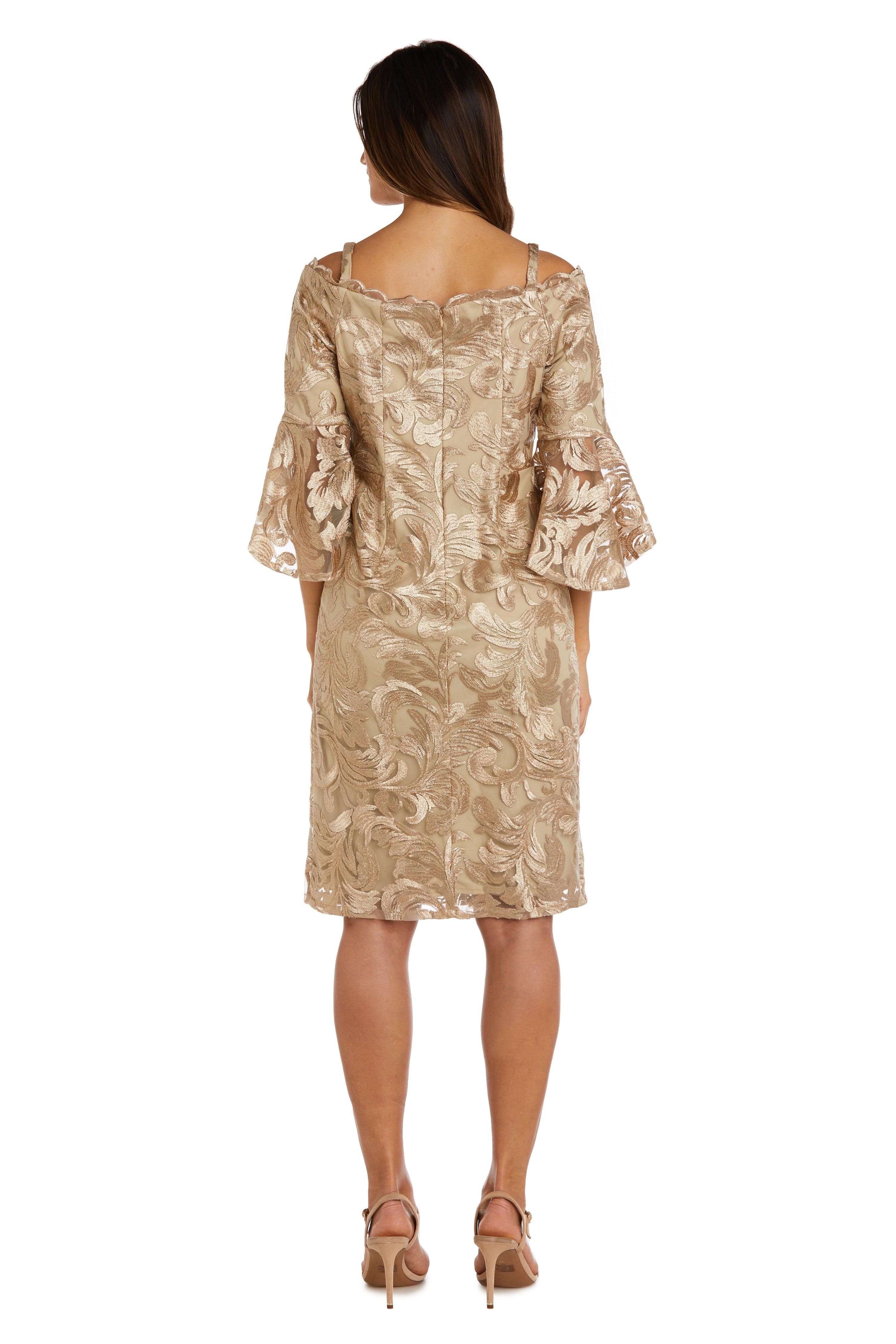 R&M Richards 2780 Short Off Shoulder Cocktail Dress