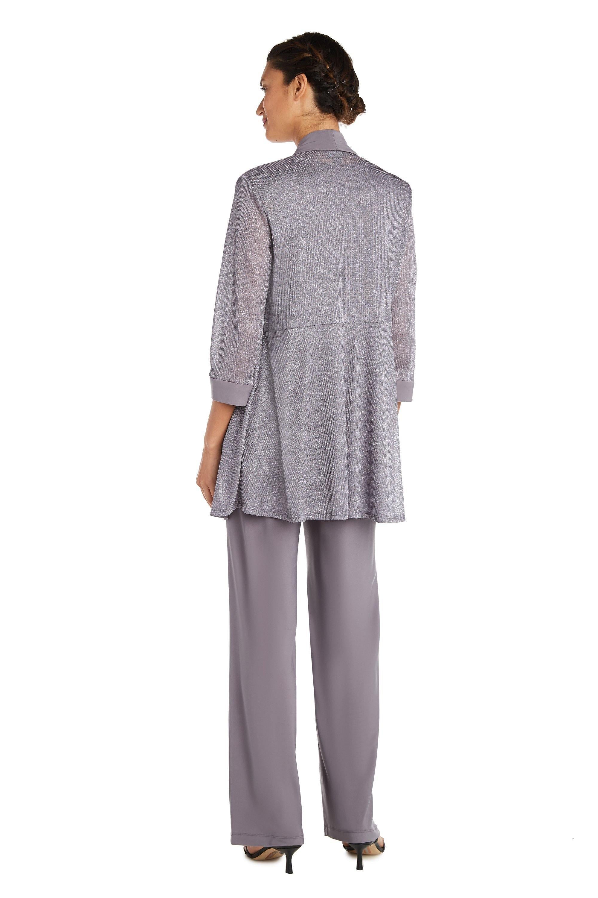 R&M Richards 1782P Formal Metallic Petite Pant Suit Sale