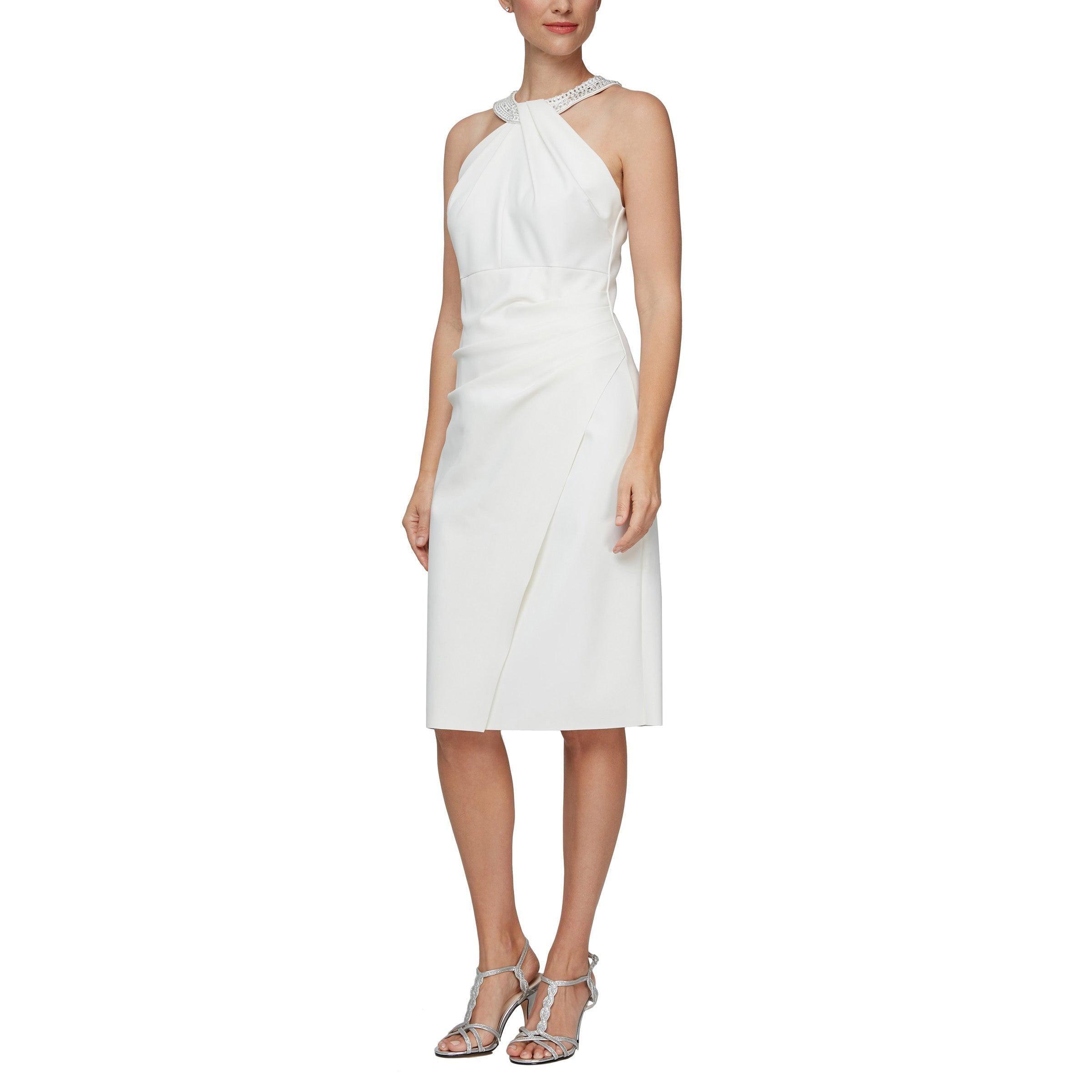 Alex Evenings AE134165 Short Beaded Halter Dress Sale
