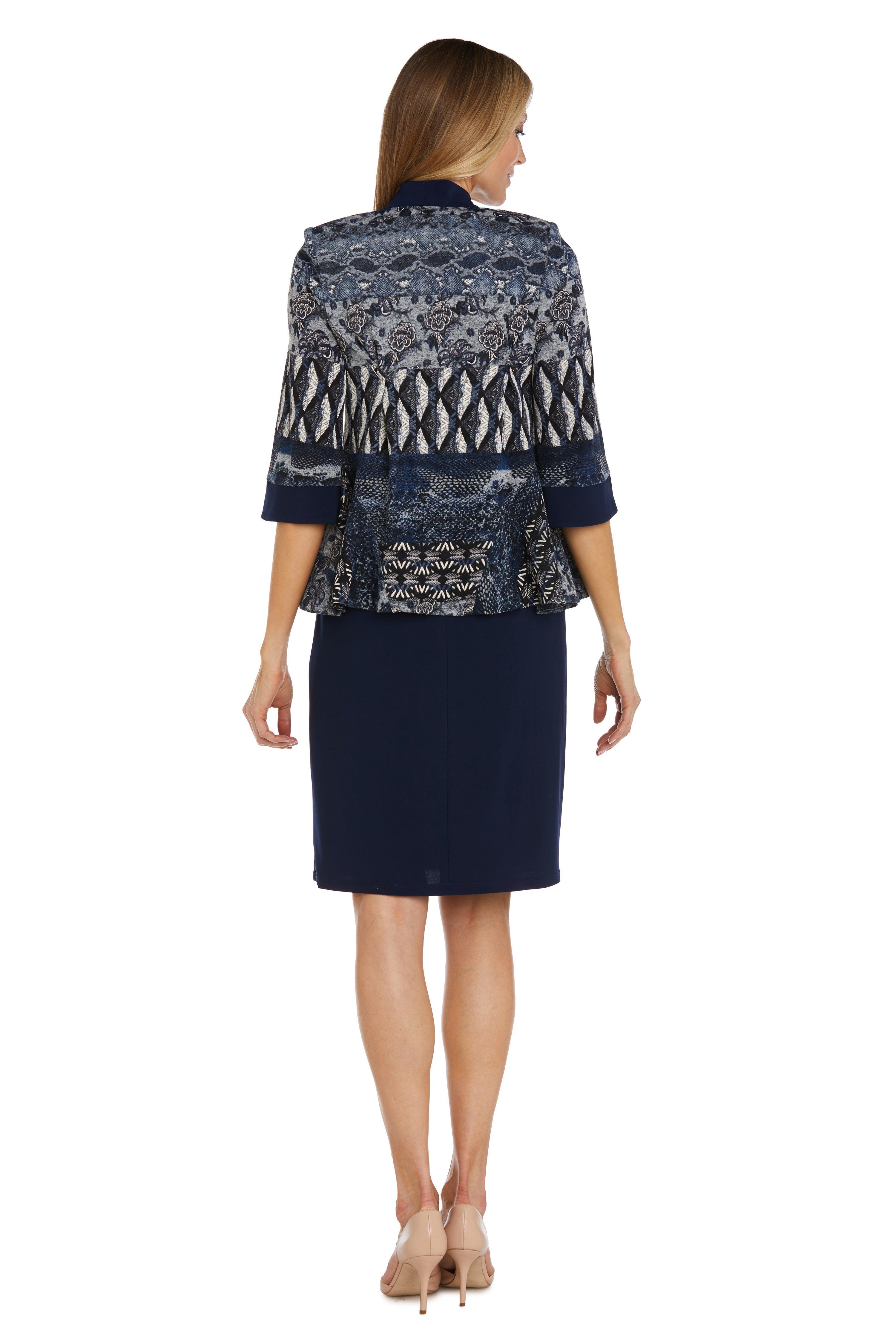 R&M Richards 9729 Two Piece Short Jacket Dress