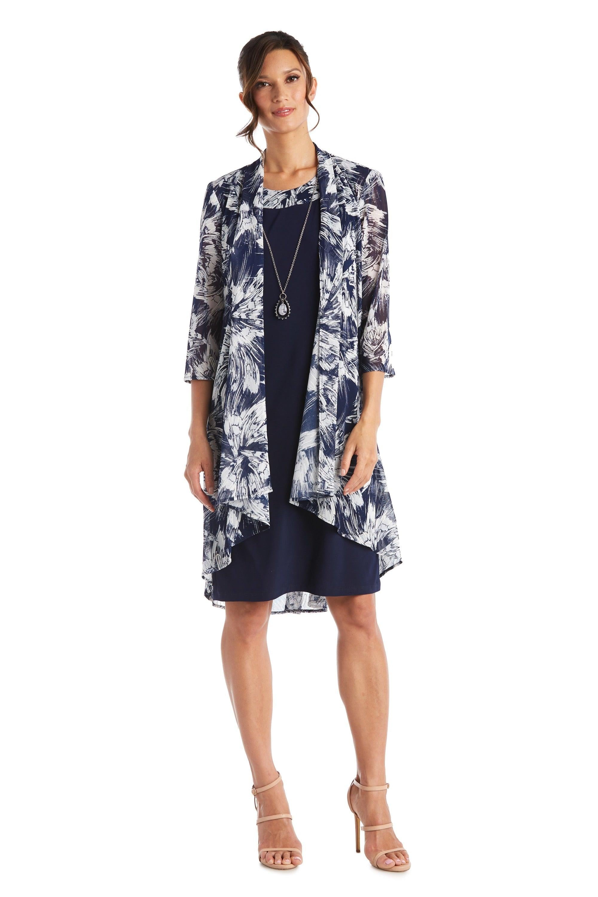 R&M Richards 7117 Short Mother Of The Bride Dress