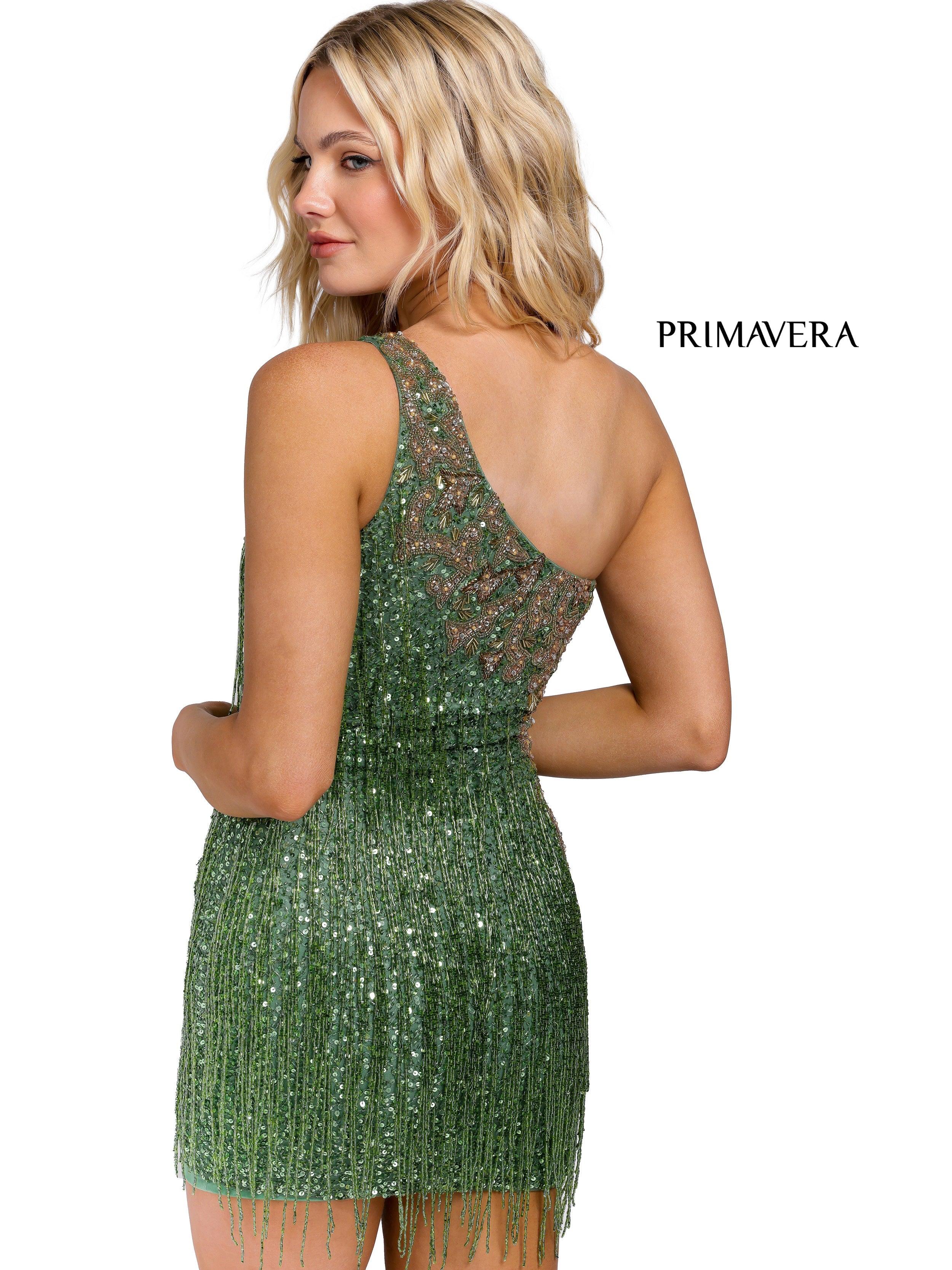 Primavera Couture Short Sequins Prom Dress 3556