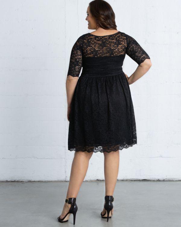 Kiyonna Formal Short Lace Dress