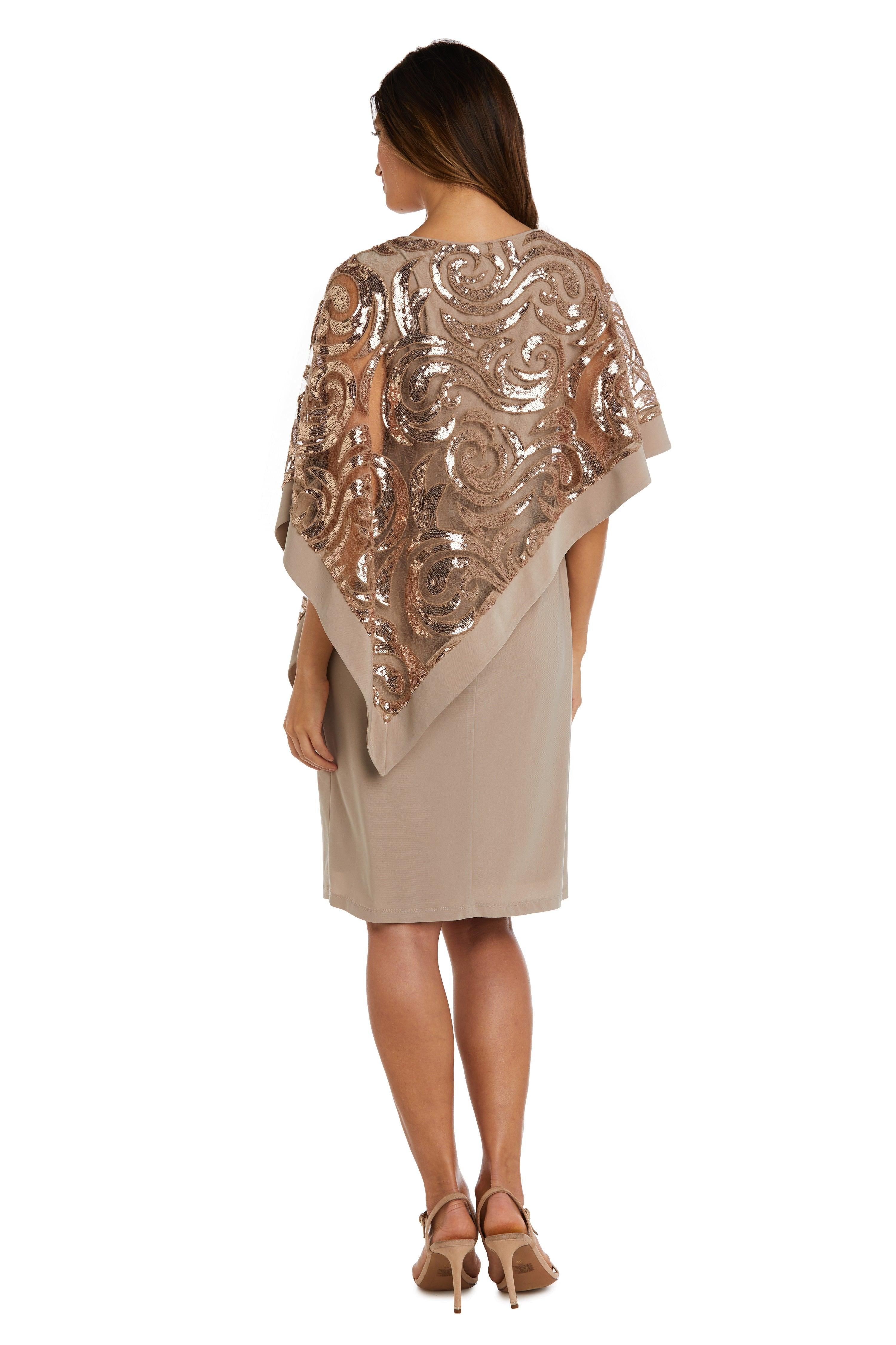 R&M Richards 2584 Short Mother Of The Bride Dress