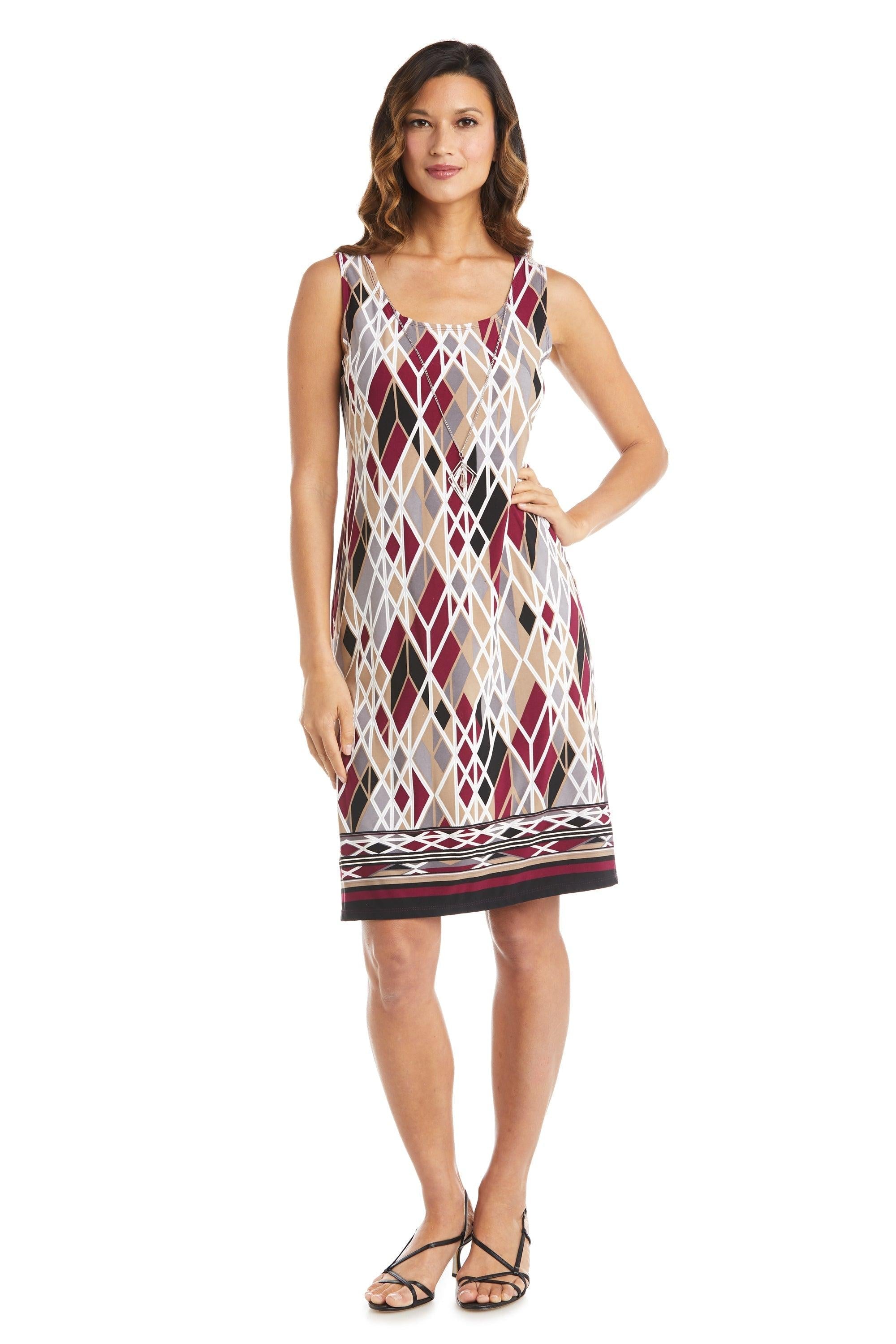 R&M Richards 7987 Short Mother Of The Bride Dress