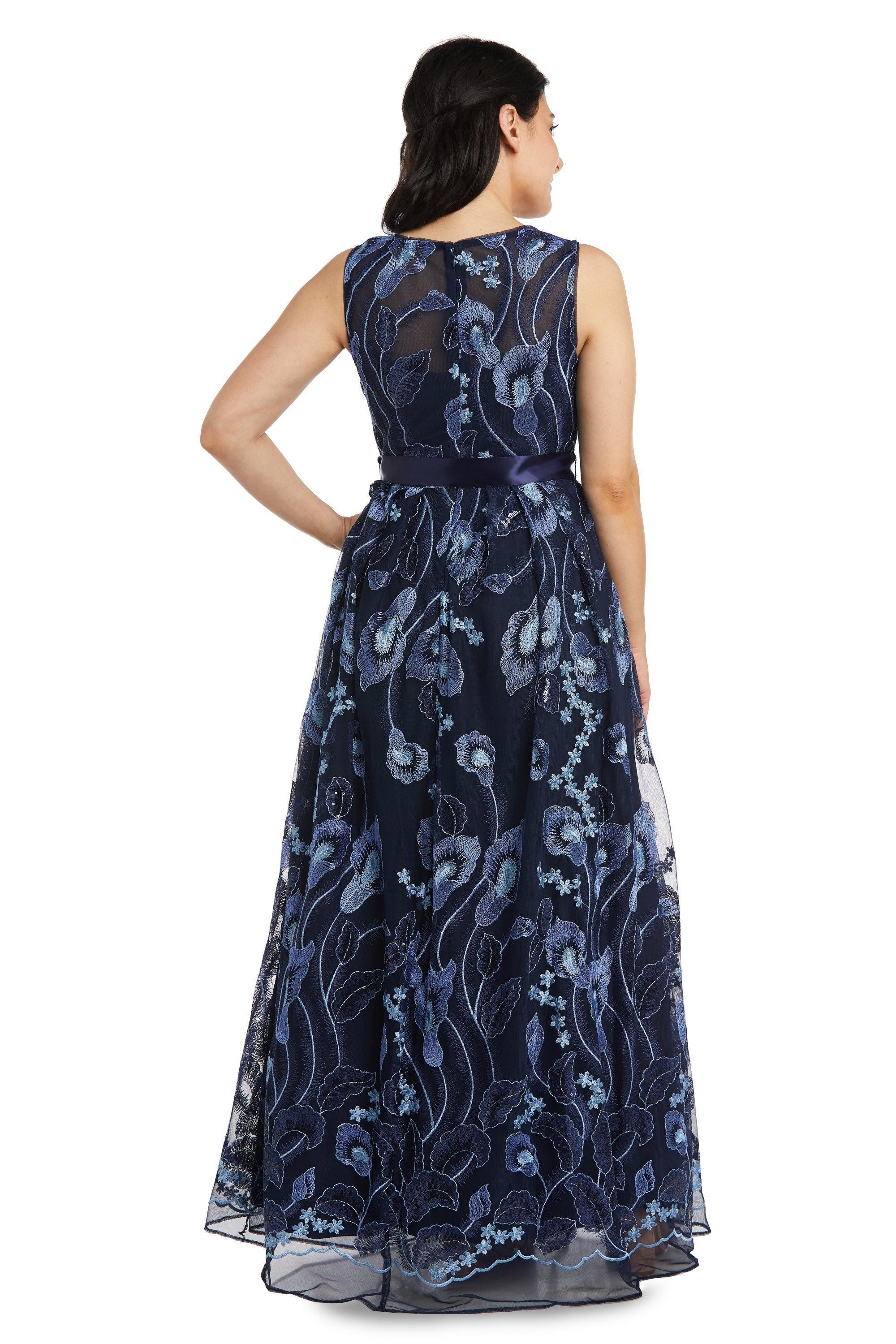 R&M Richards 3724P Long Sleeveless Petite Maxi Dress Sale