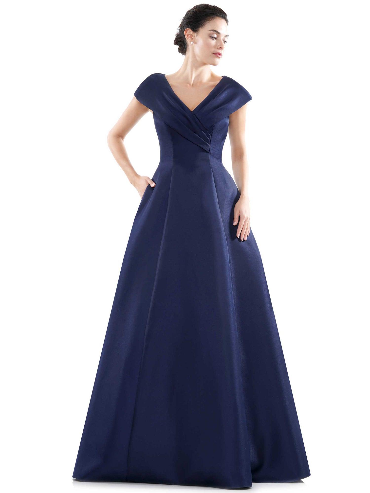 Marsoni Mother of the Bride Long Satin Gown 1085