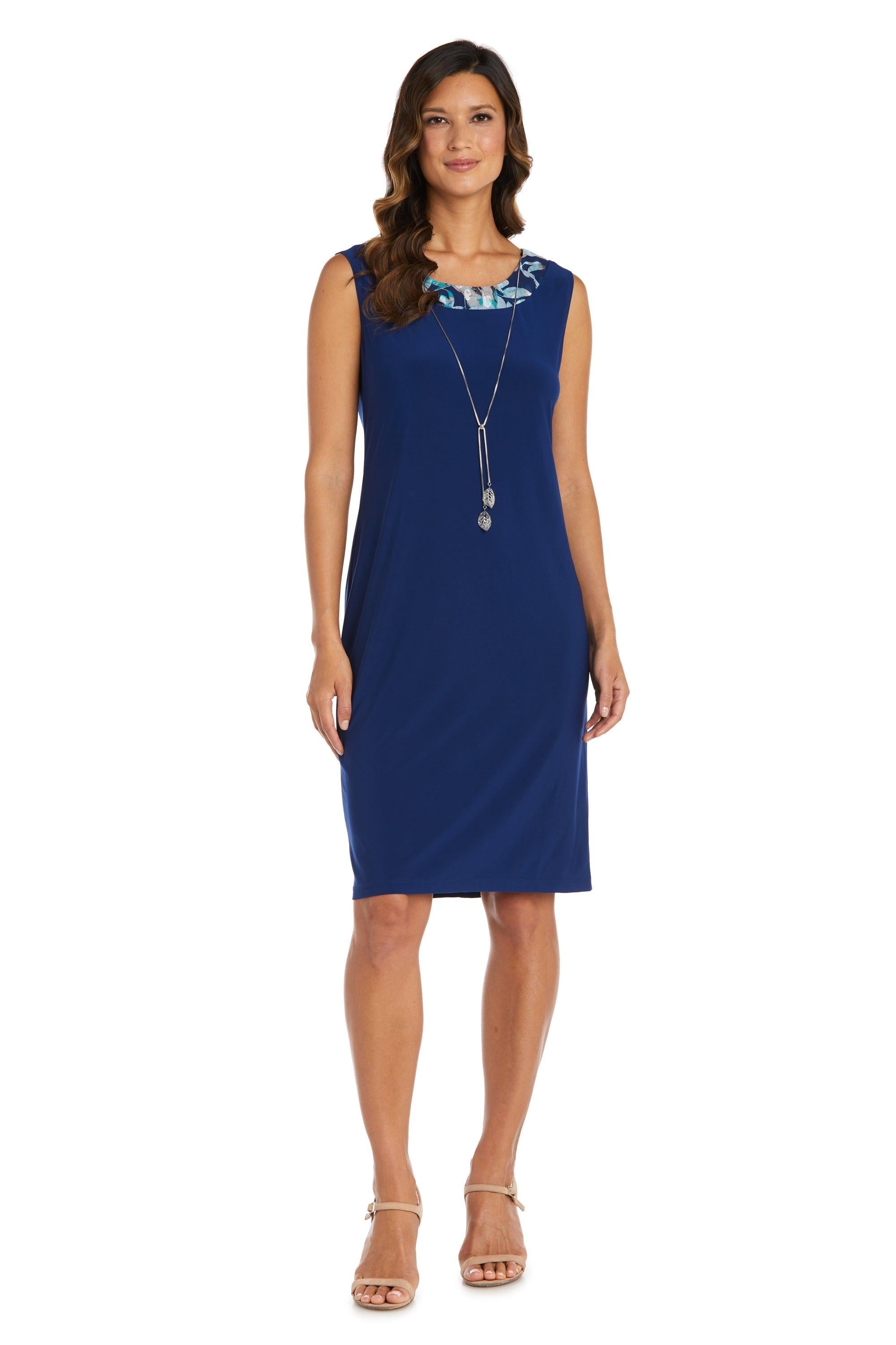 R&M Richards 9389P Short Piece Petite Jacket Dress