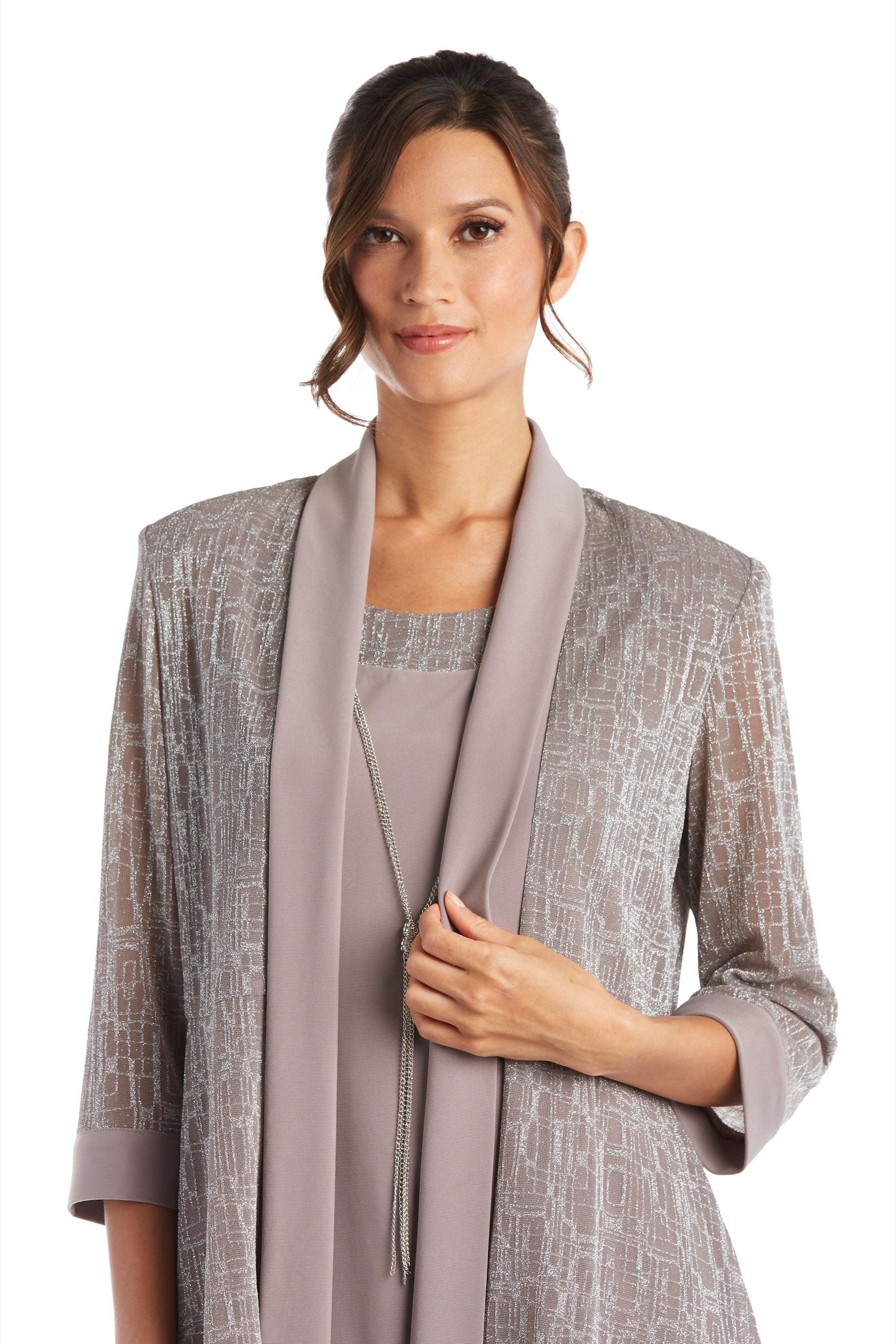 R&M Richards 5823P Short Two Piece Jacket Dress