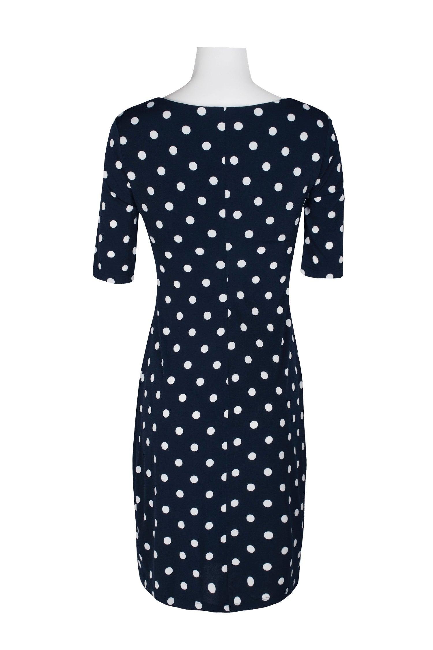 Connected Apparel Short Sleeve Bodycon Dress