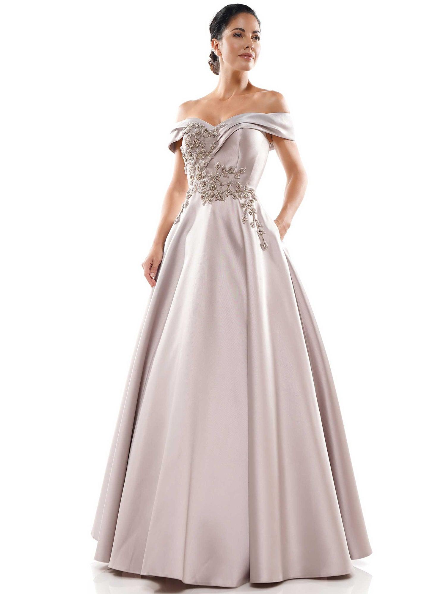 Marsoni Long Off Shoulder Ball Gown 1008