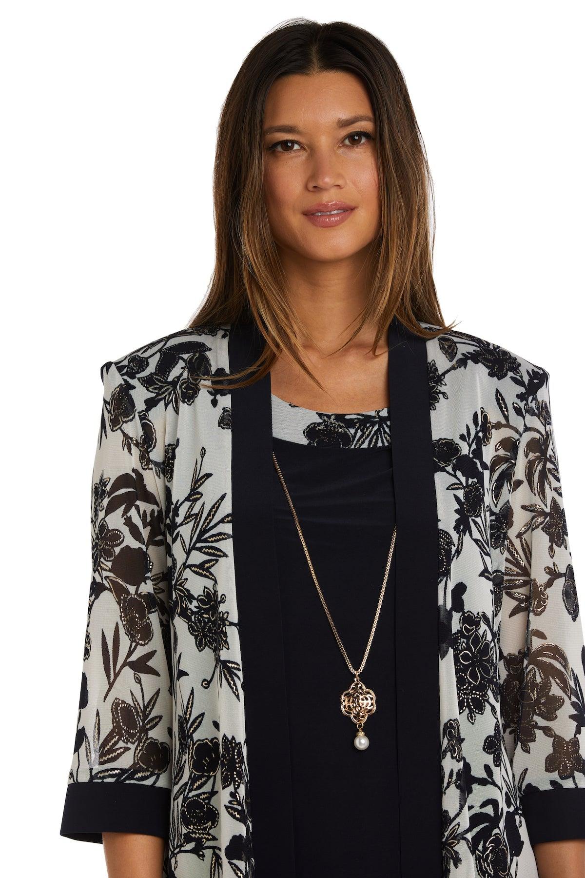 R&M Richards 9616P Short Petite Piece Jacket Dress