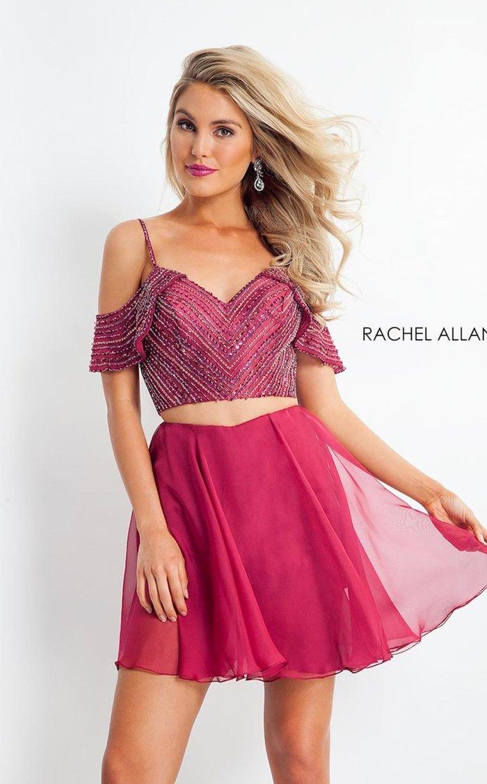 Rachel Allan Short Two Piece Homecoming Dress 4667