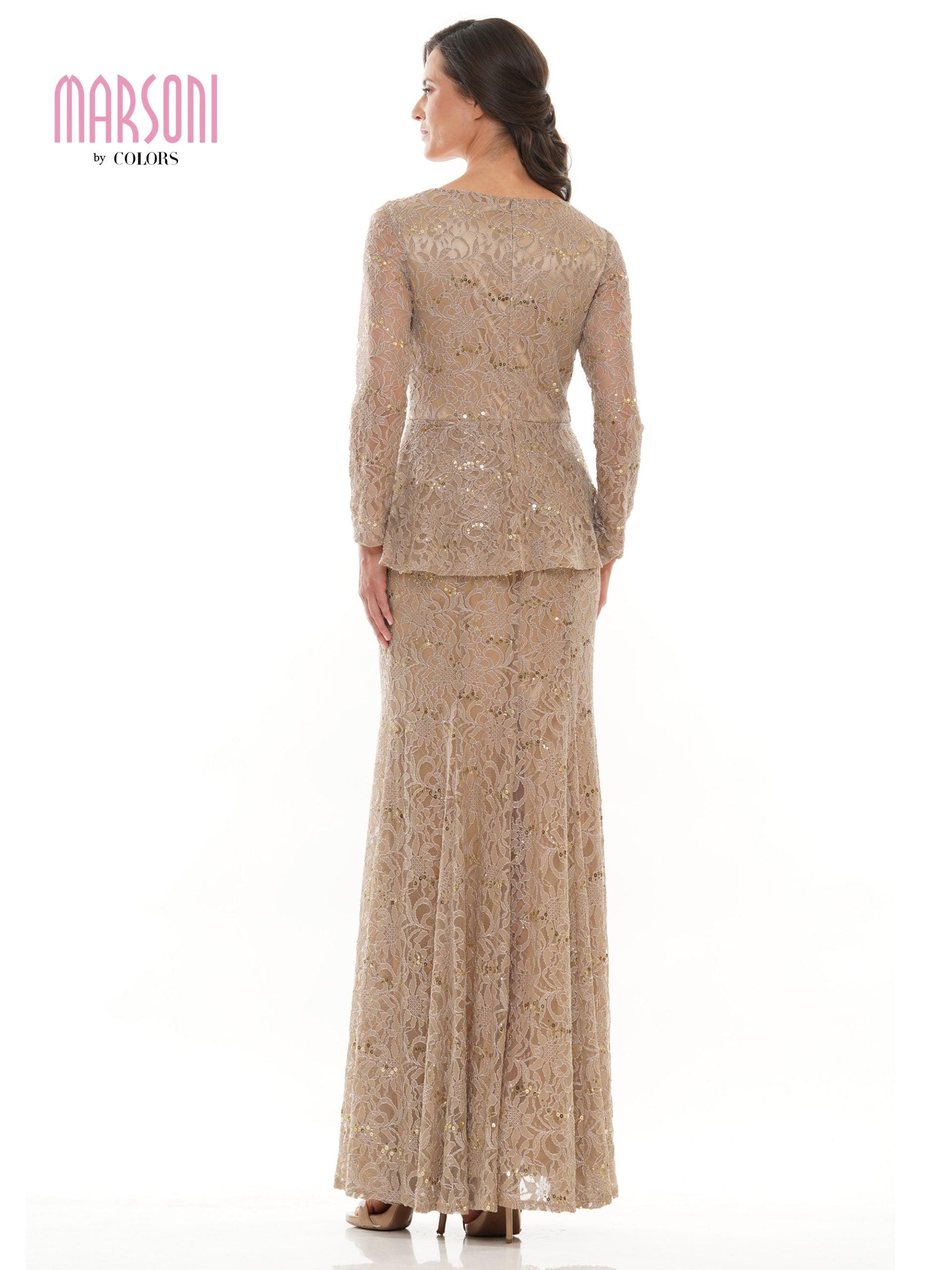 Marsoni Long Mother of the Bride Lace Dress 306