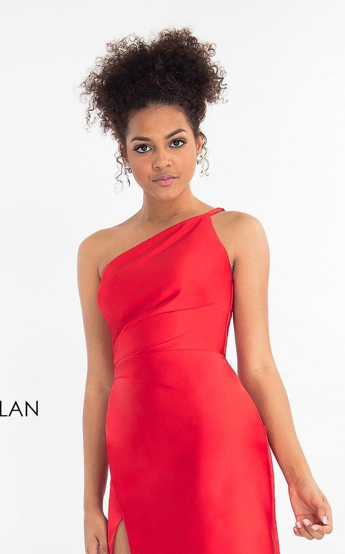 Rachel Allan Short One Shoulder Formal Dress L1173