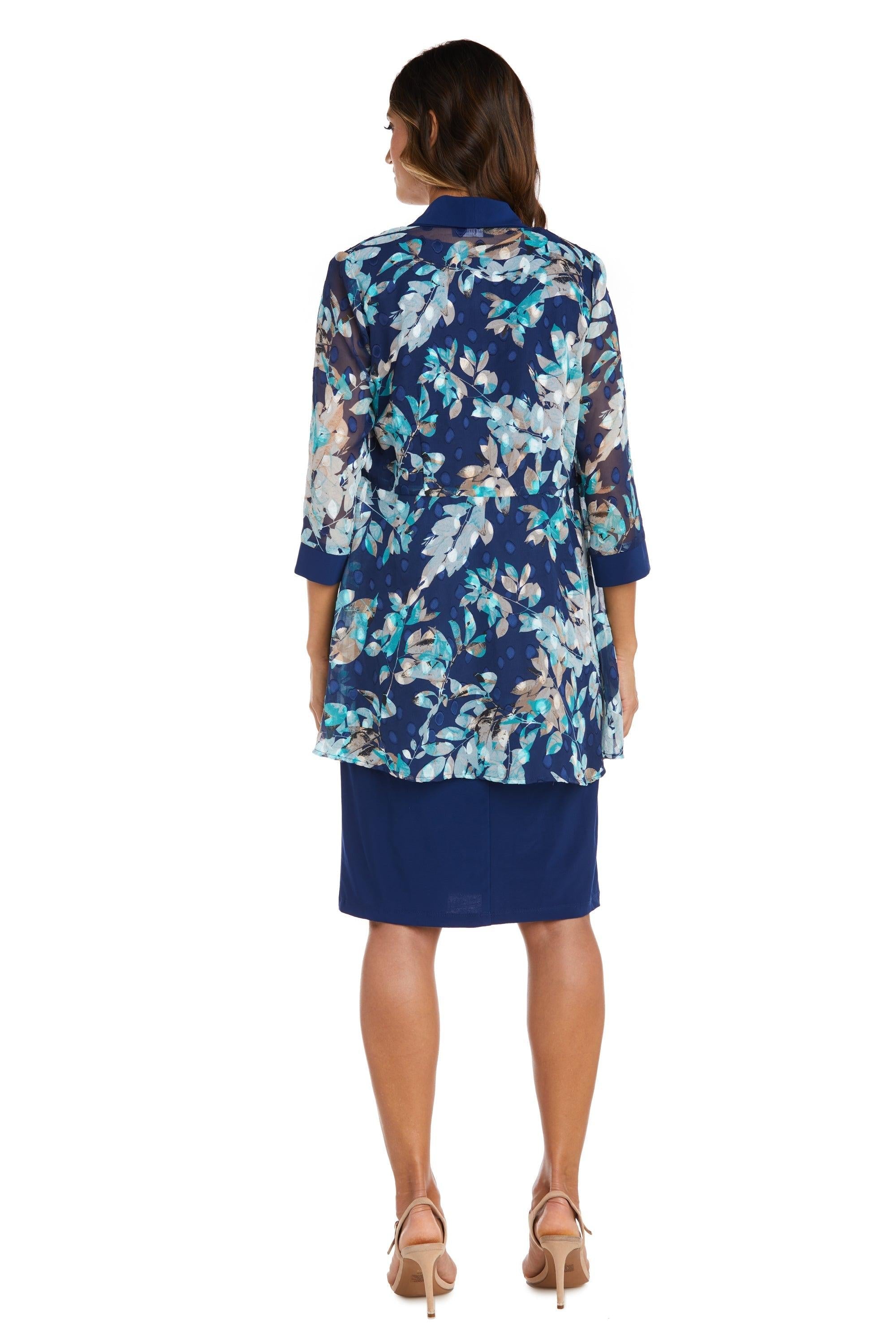 R&M Richards 9389P Short Piece Petite Jacket Dress
