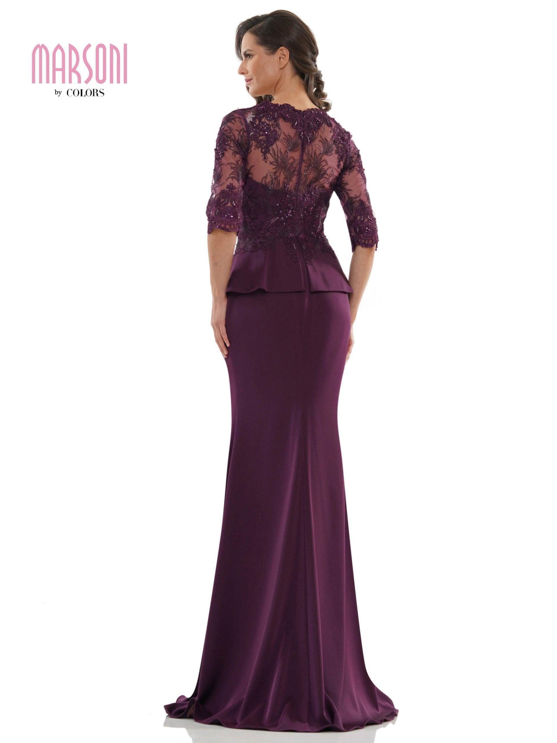 Rina di Montella Peplum Style Long Dress Sale