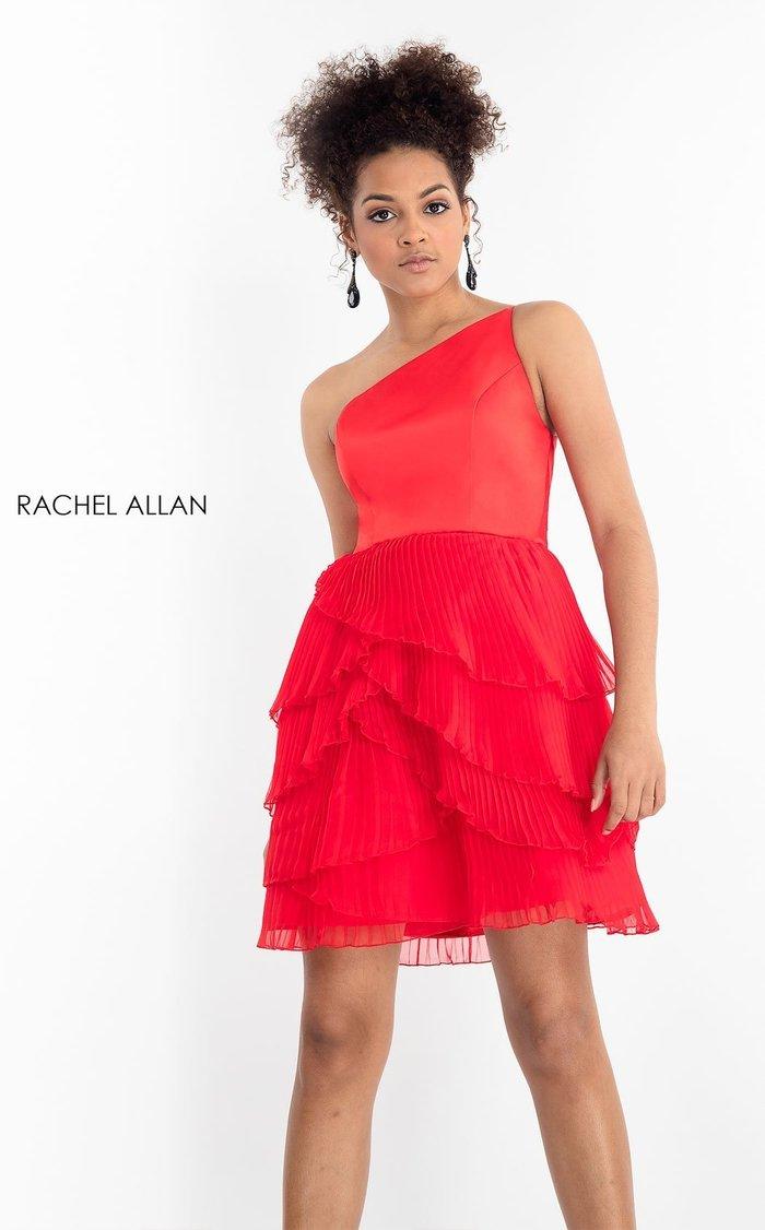 Rachel Allan One Shoulder Homecoming Dress L1197