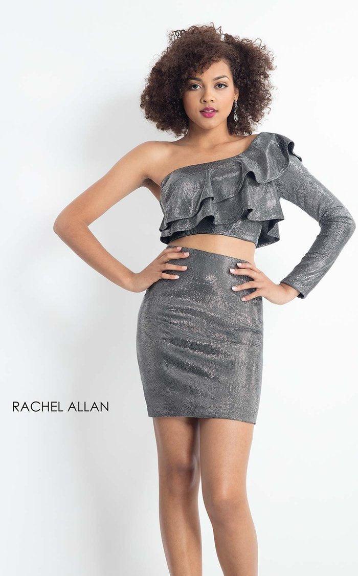 Rachel Allan Two Piece Homecoming Short Dress 4618