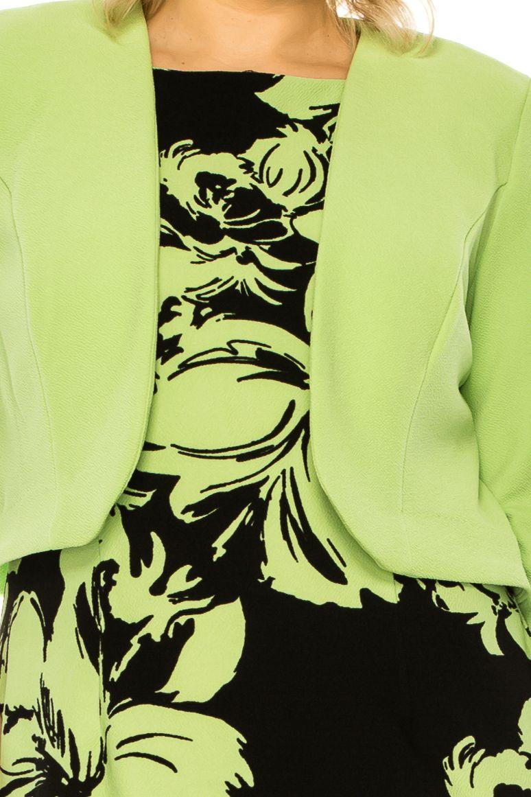 Maya Brooke Short Two Piece Print Jacket Dress 28595