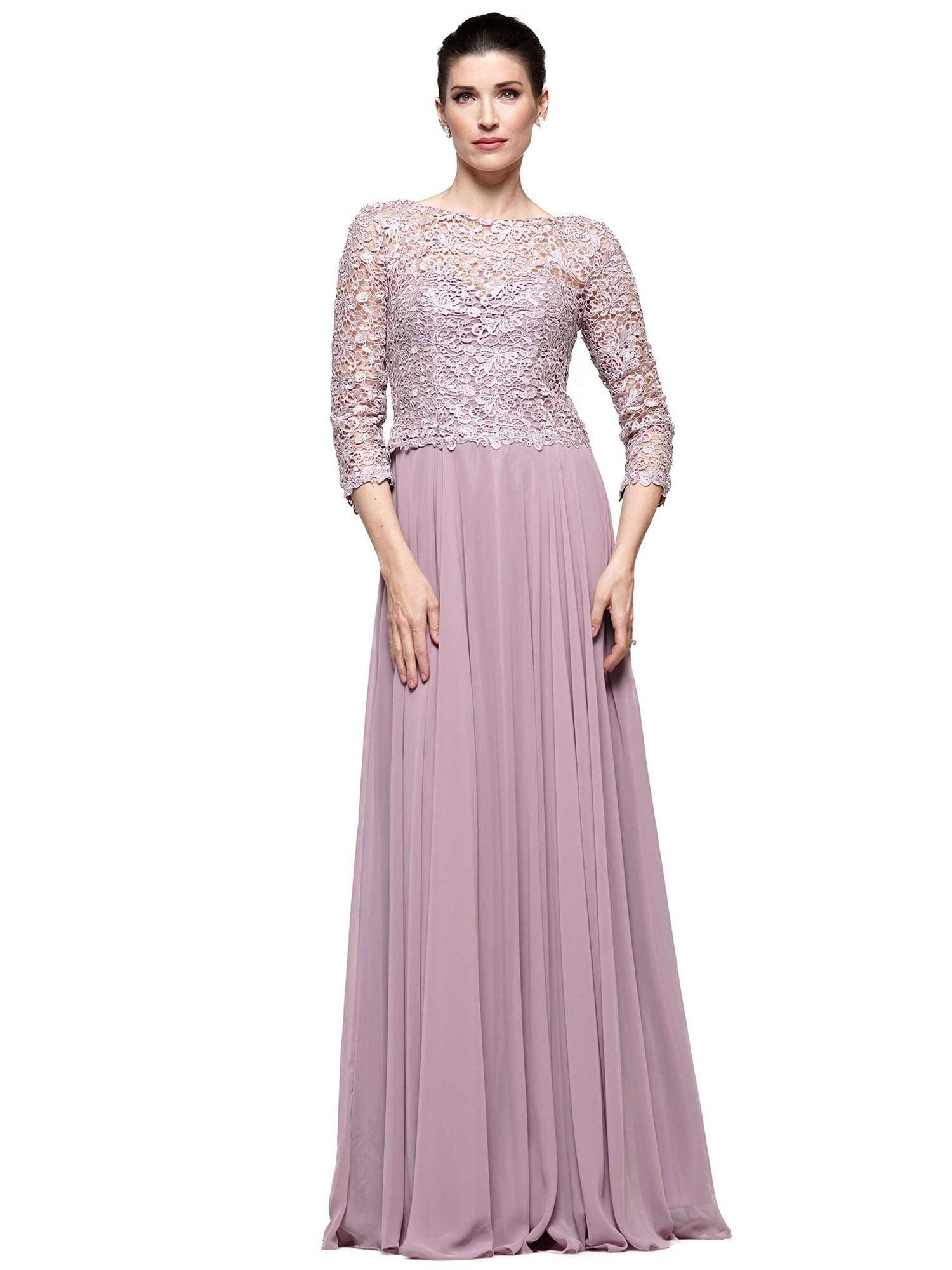 Marsoni Long Chiffon Mother of the Bride Gown 223