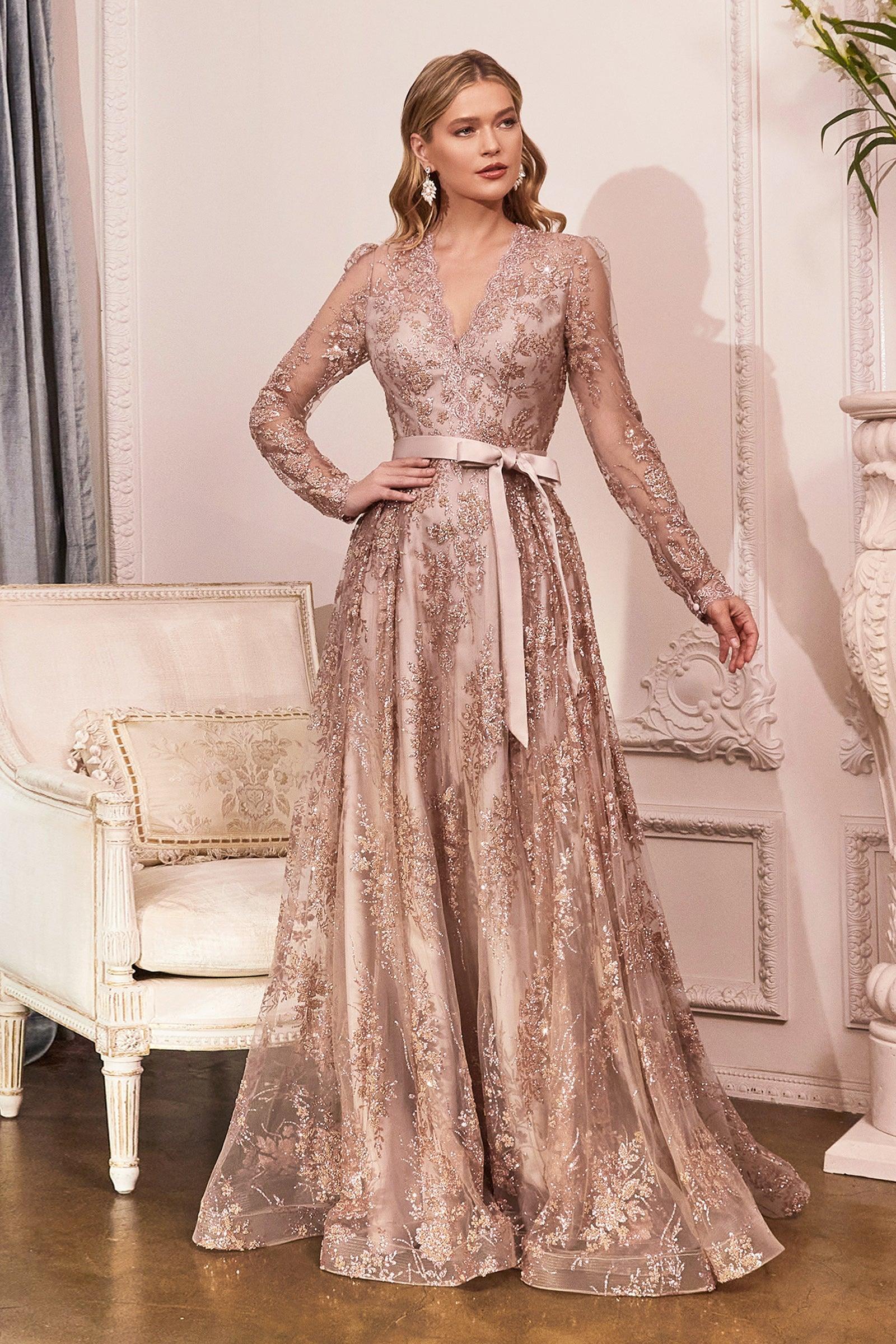 Cinderella Divine CD233 A Line Silhouette  Plus Size Evening Dress Sale