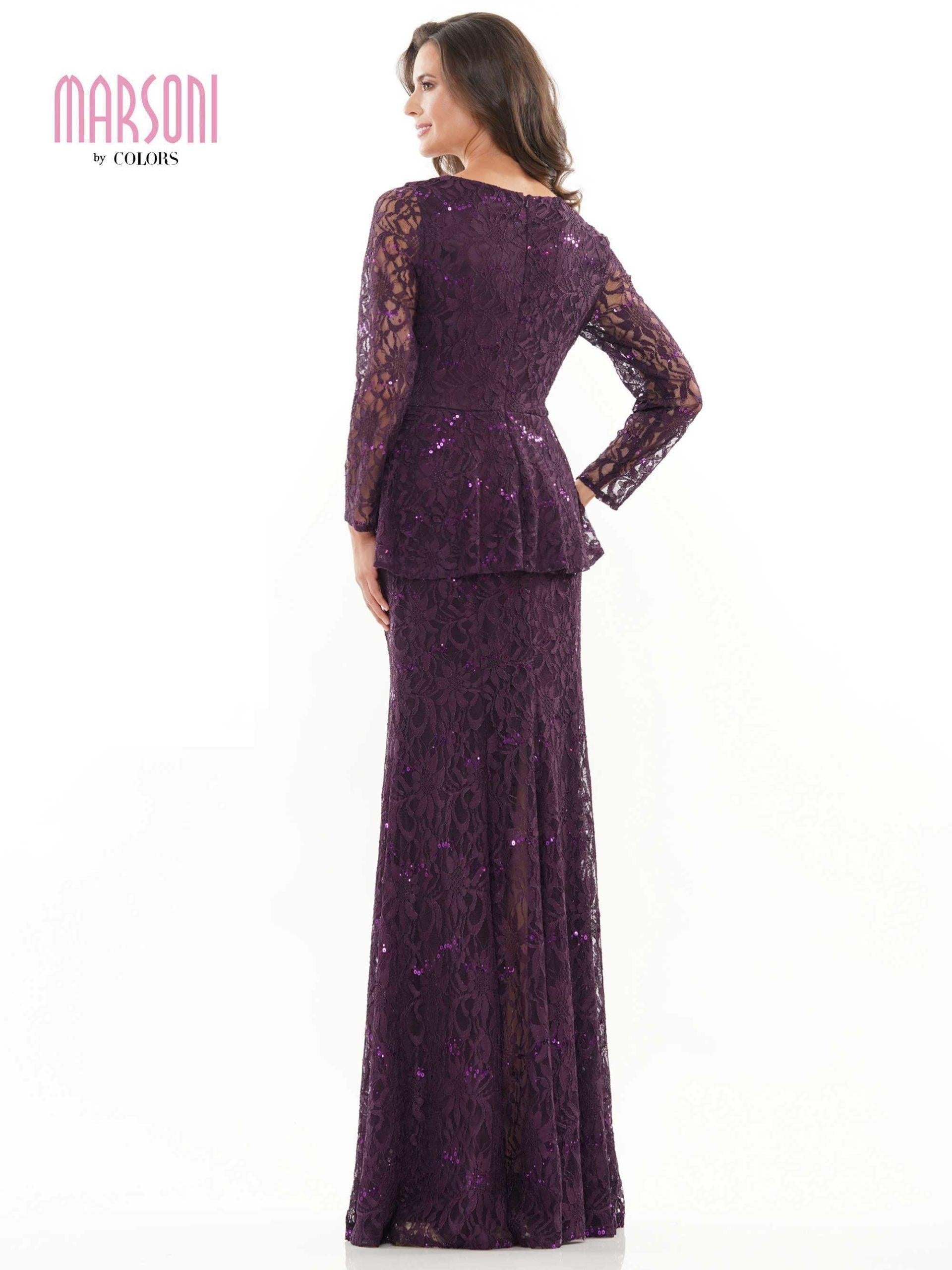 Marsoni Long Mother of the Bride Lace Dress 306