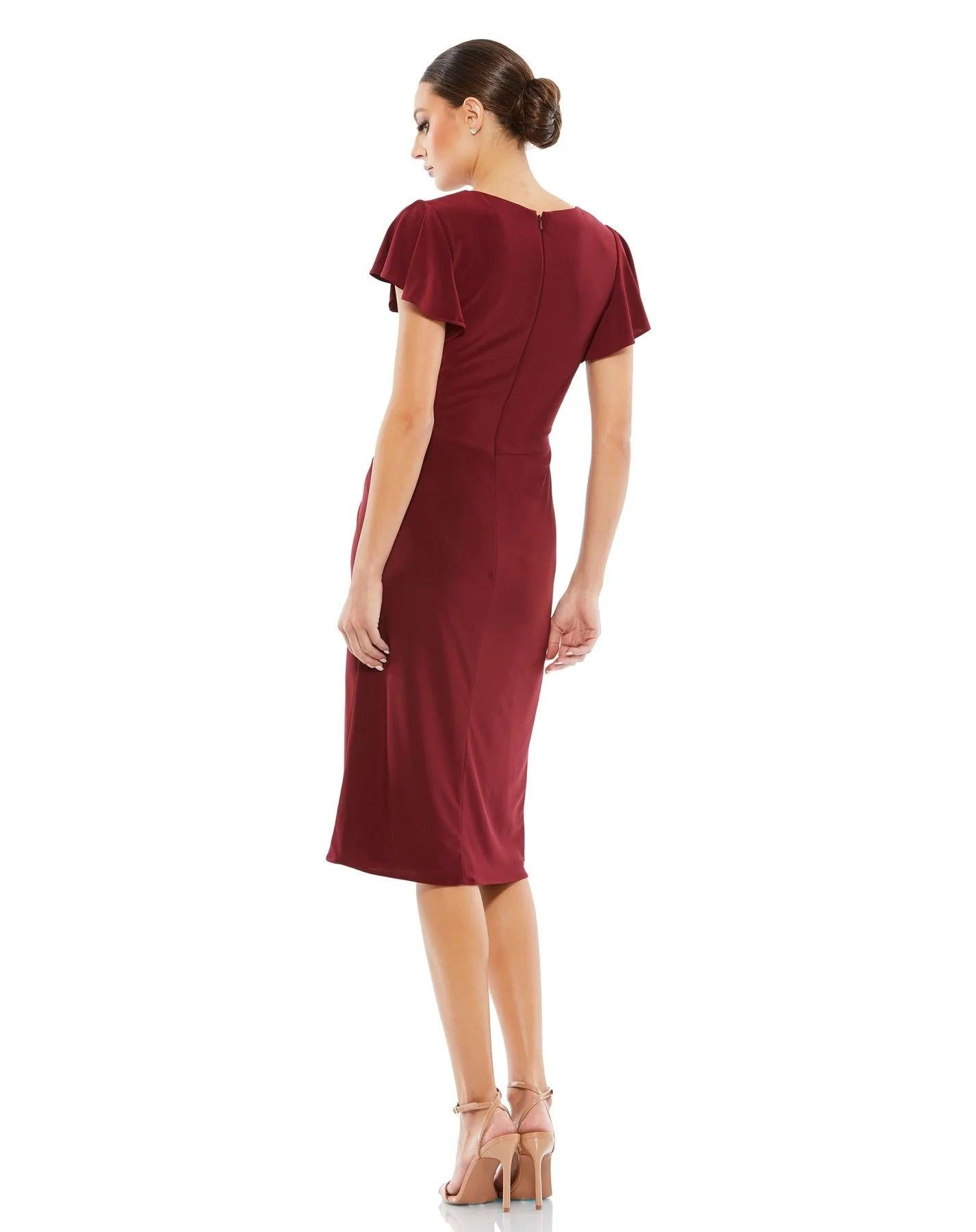 Mac Duggal 12486 Short Mother of the Bride Dress