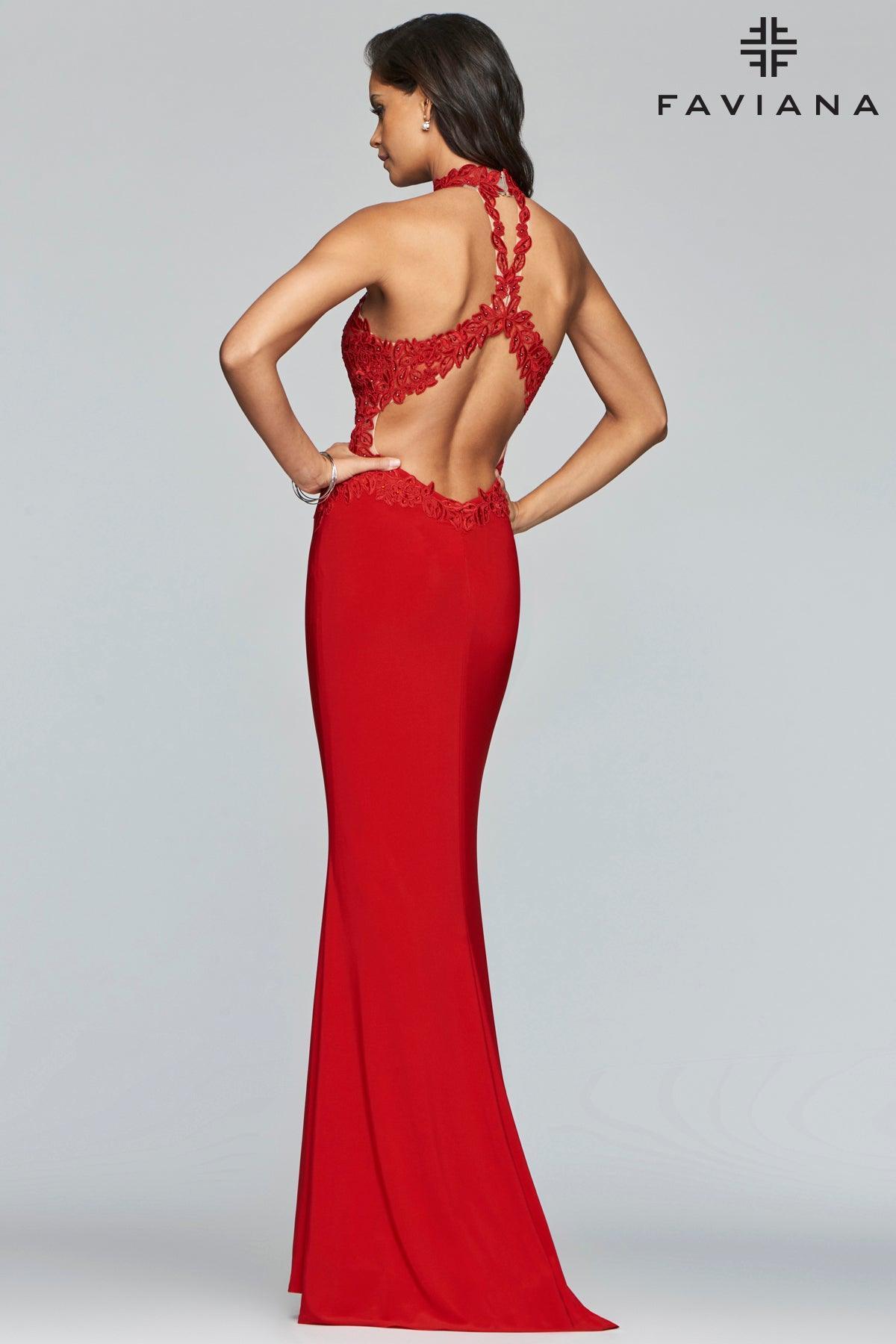 Faviana Sleeveless Long Formal Gown Sale