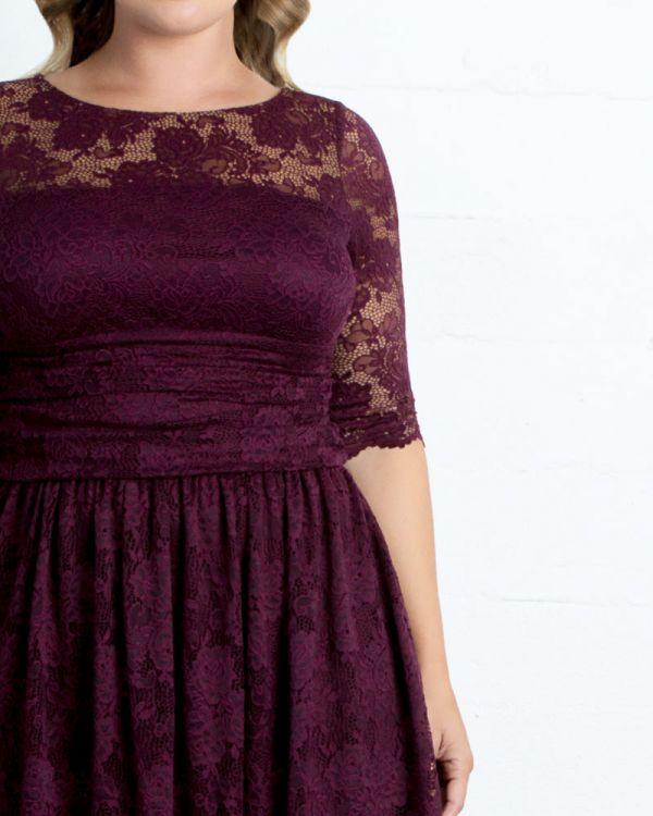 Kiyonna Formal Short Lace Dress