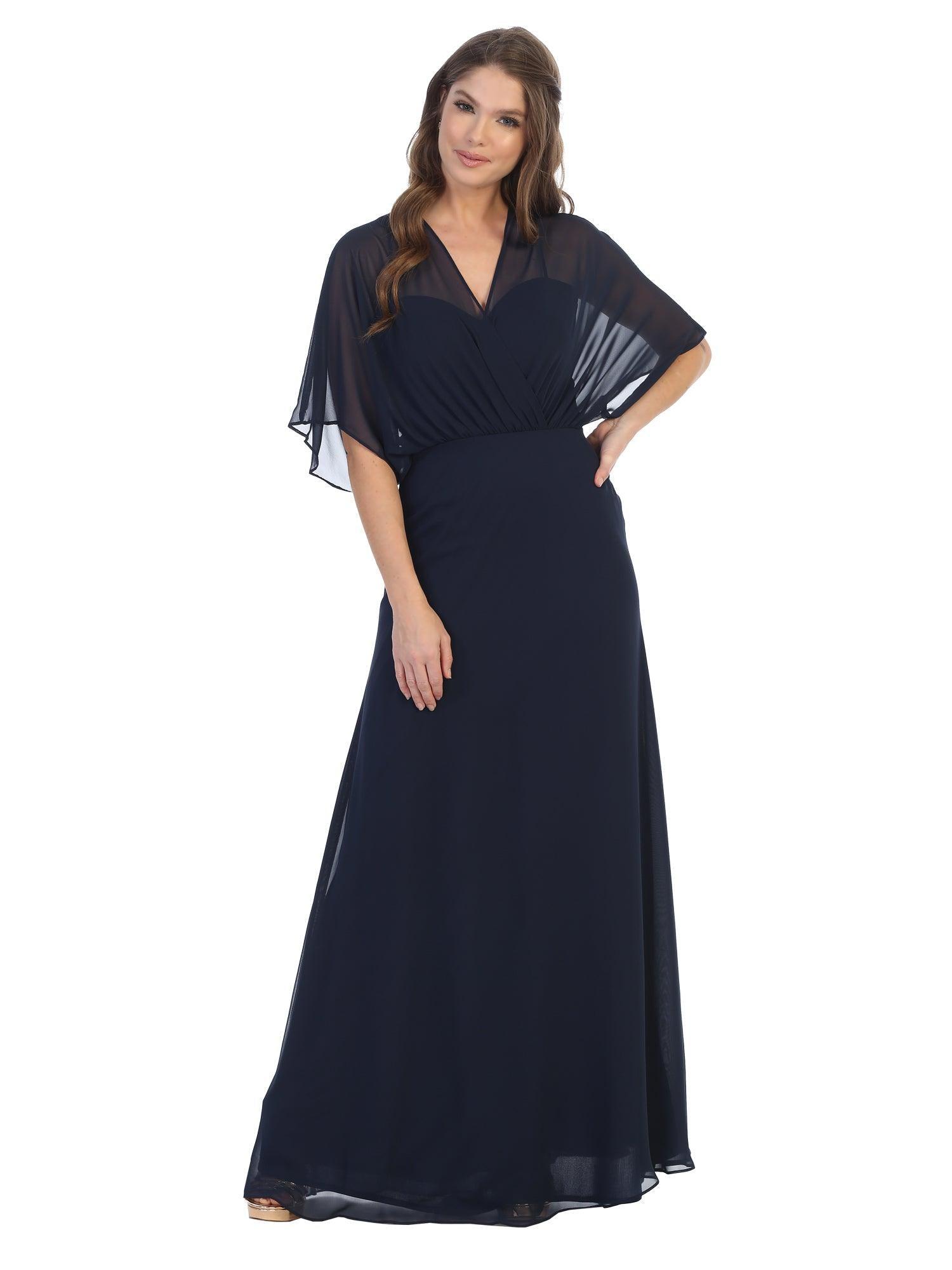 Long Formal Mother of the Bride Chiffon Gown Sale
