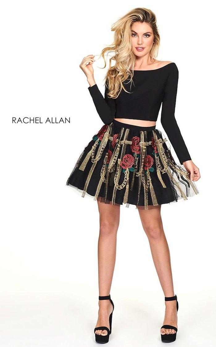 Rachel Allan Two Piece Homecoming Short Dress 4663